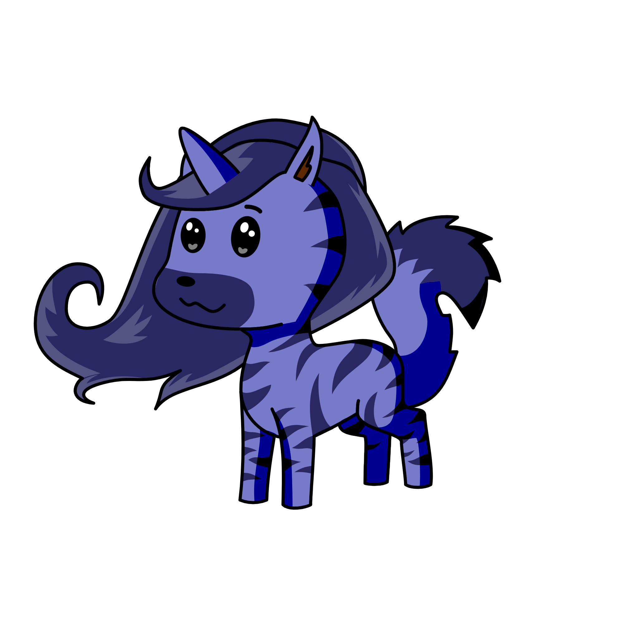 just a gray tabby cat, the unicorn