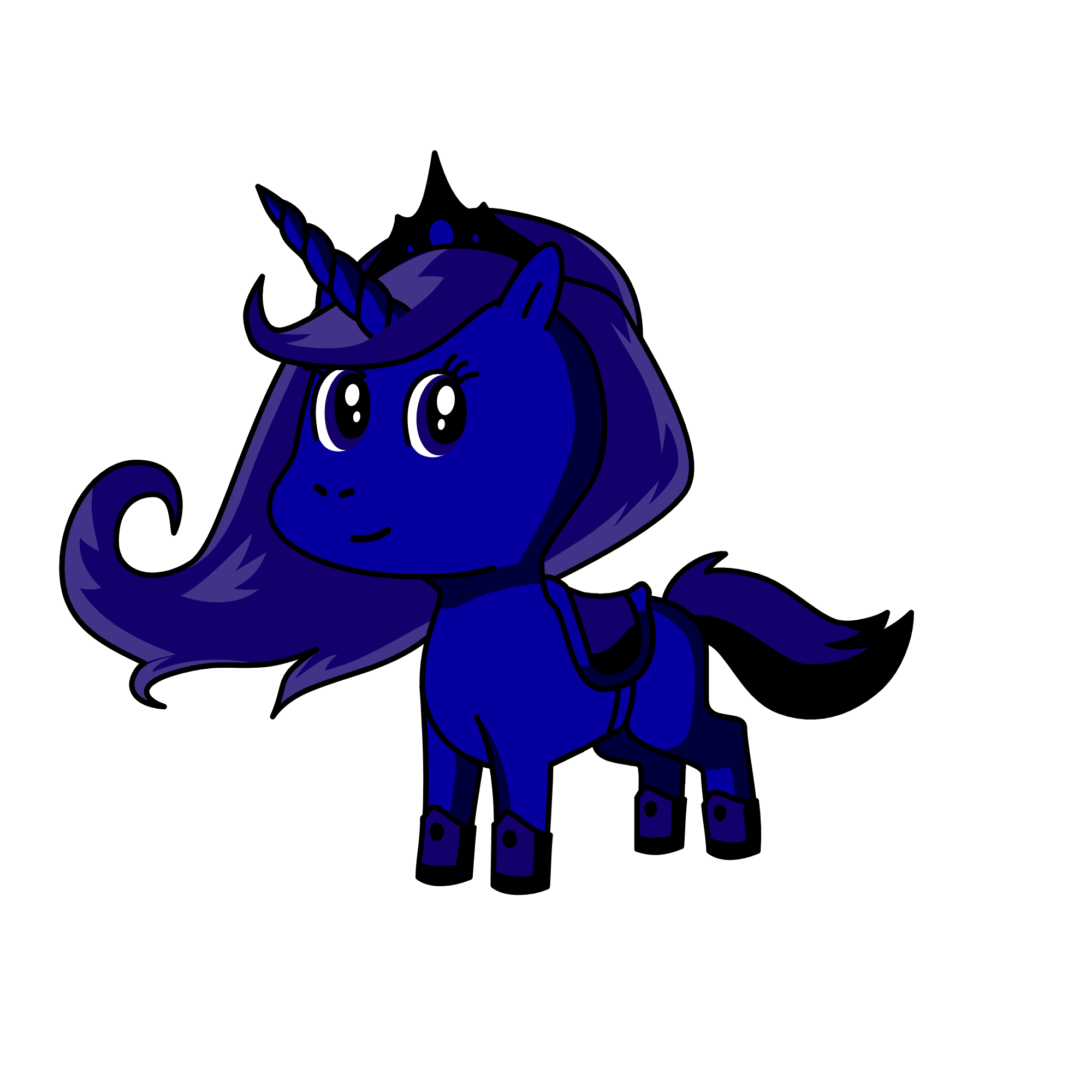 Princess Luna, the unicorn