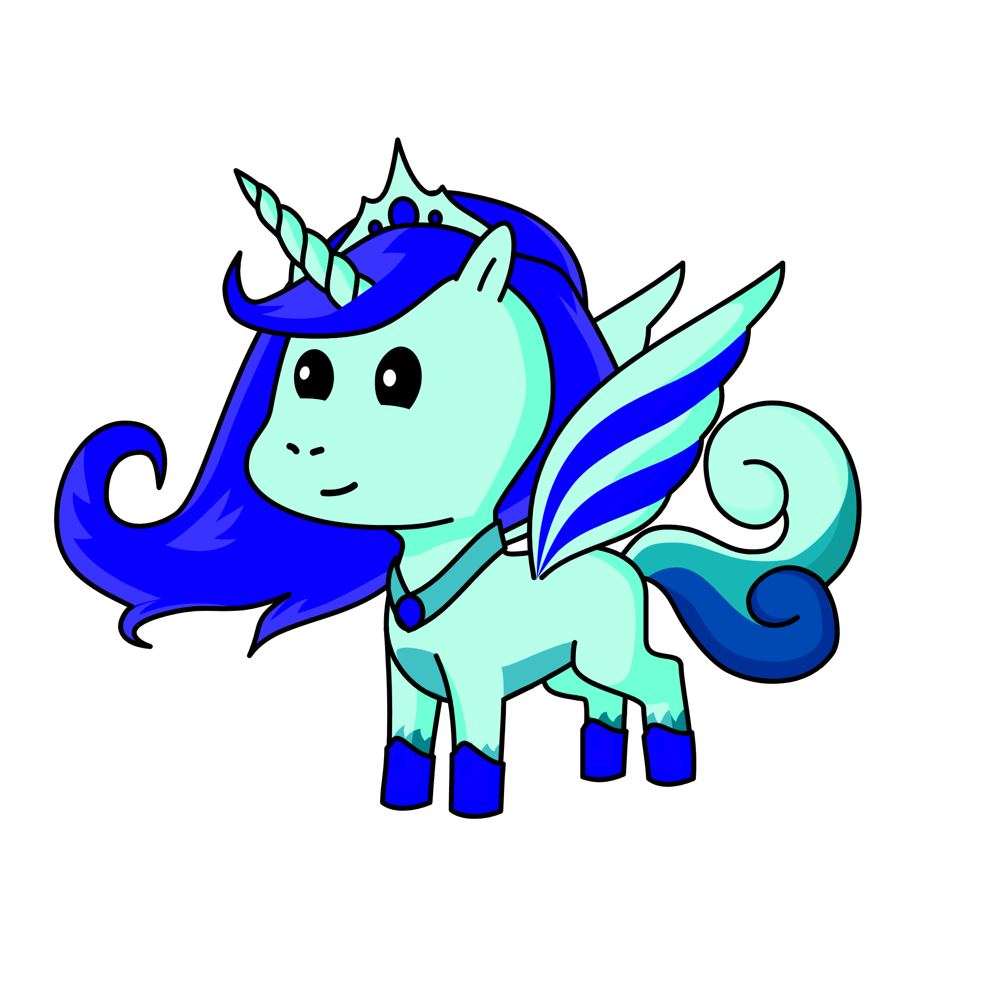 Snowing Icycle, the unicorn
