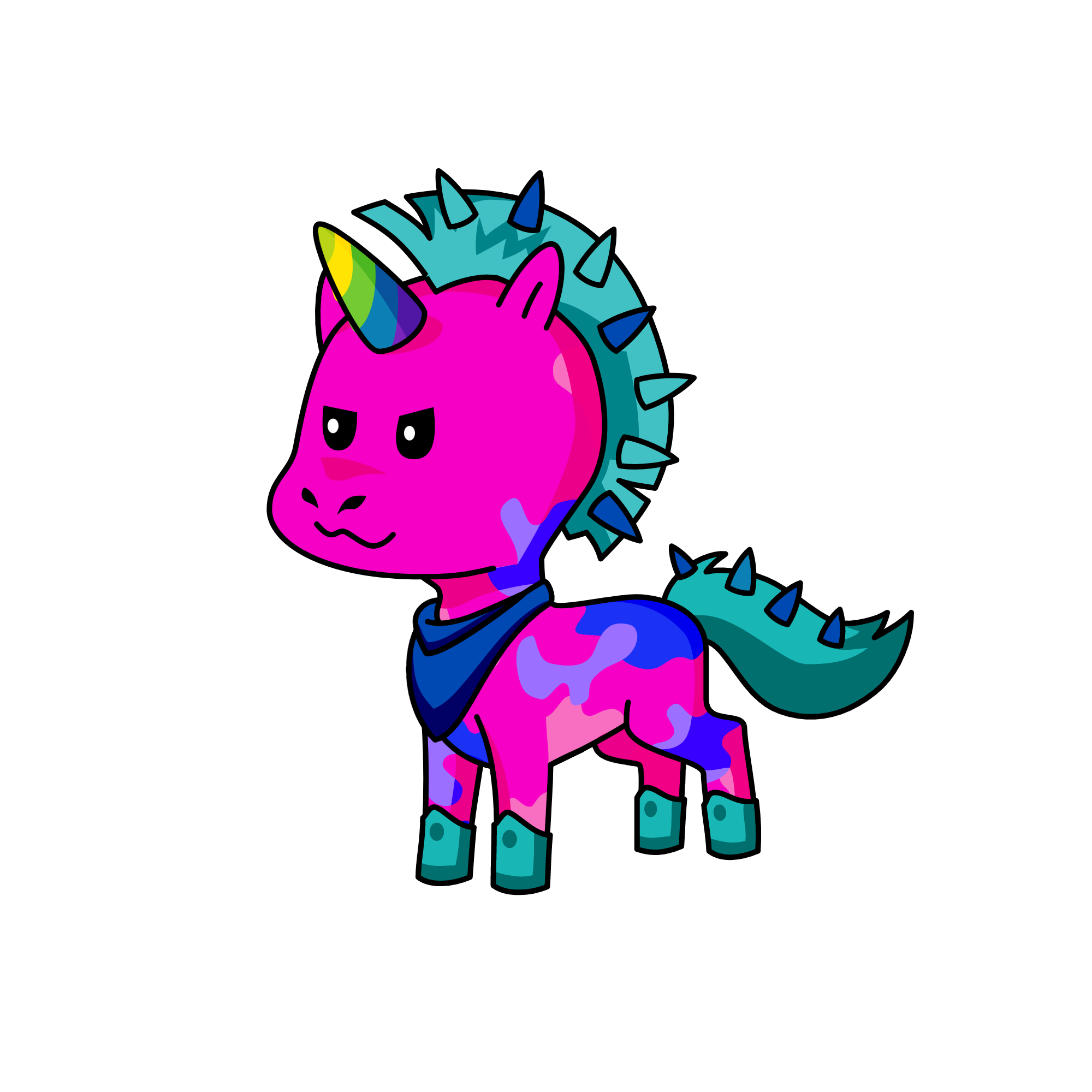 Queenie Nightfox, the unicorn