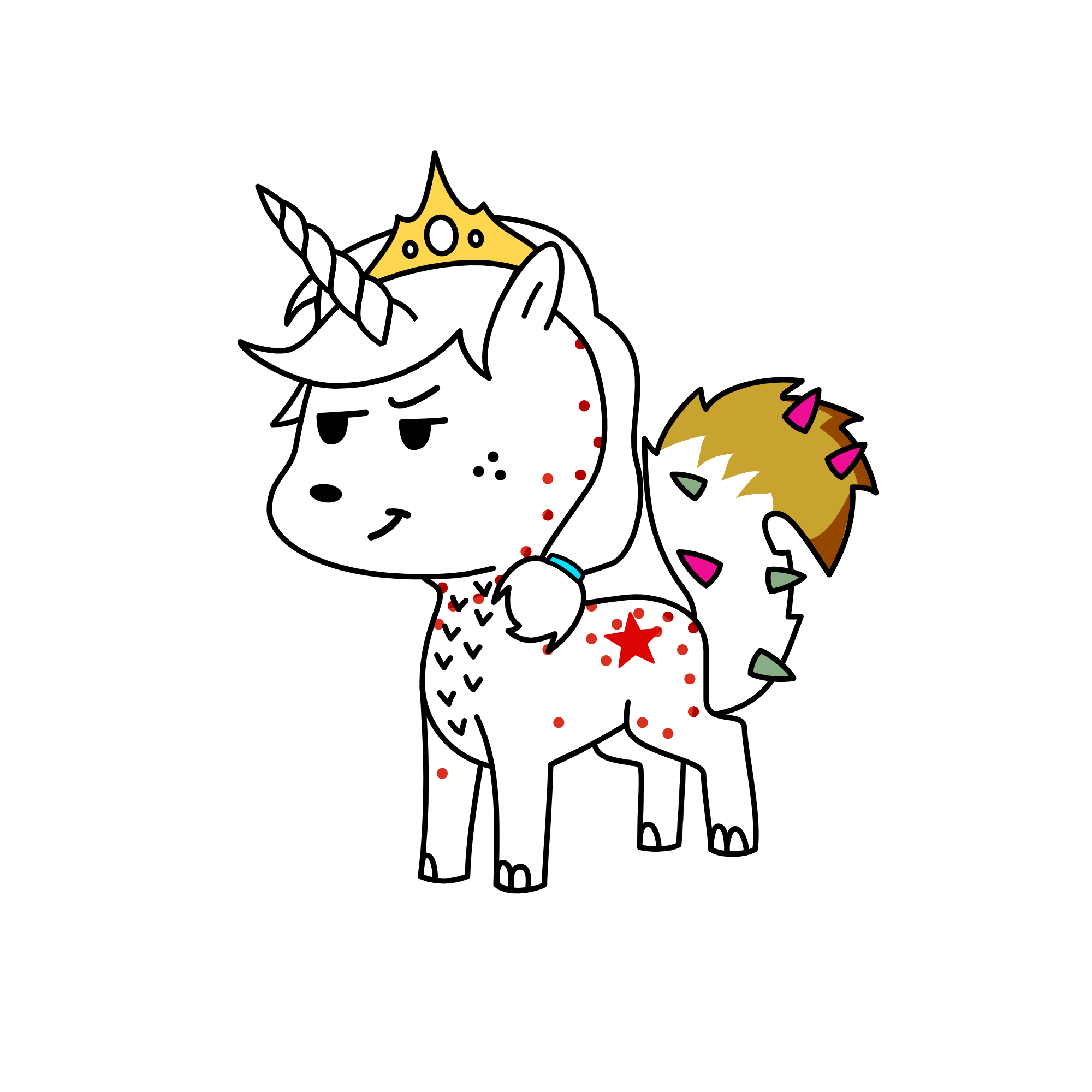 weird looking dog, the unicorn