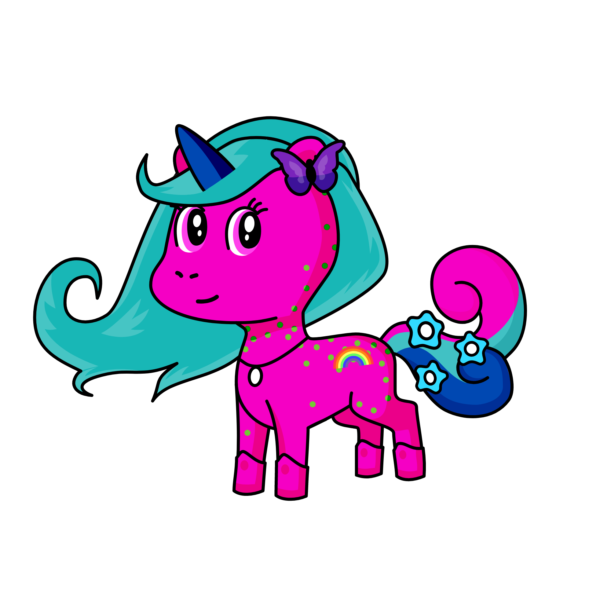 sweet cake, the unicorn