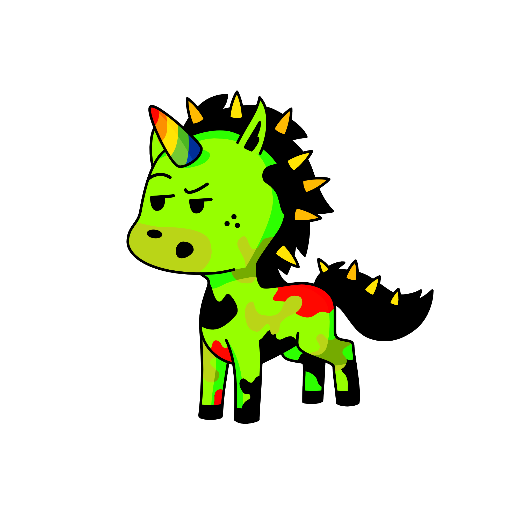Max the emocorn, the unicorn