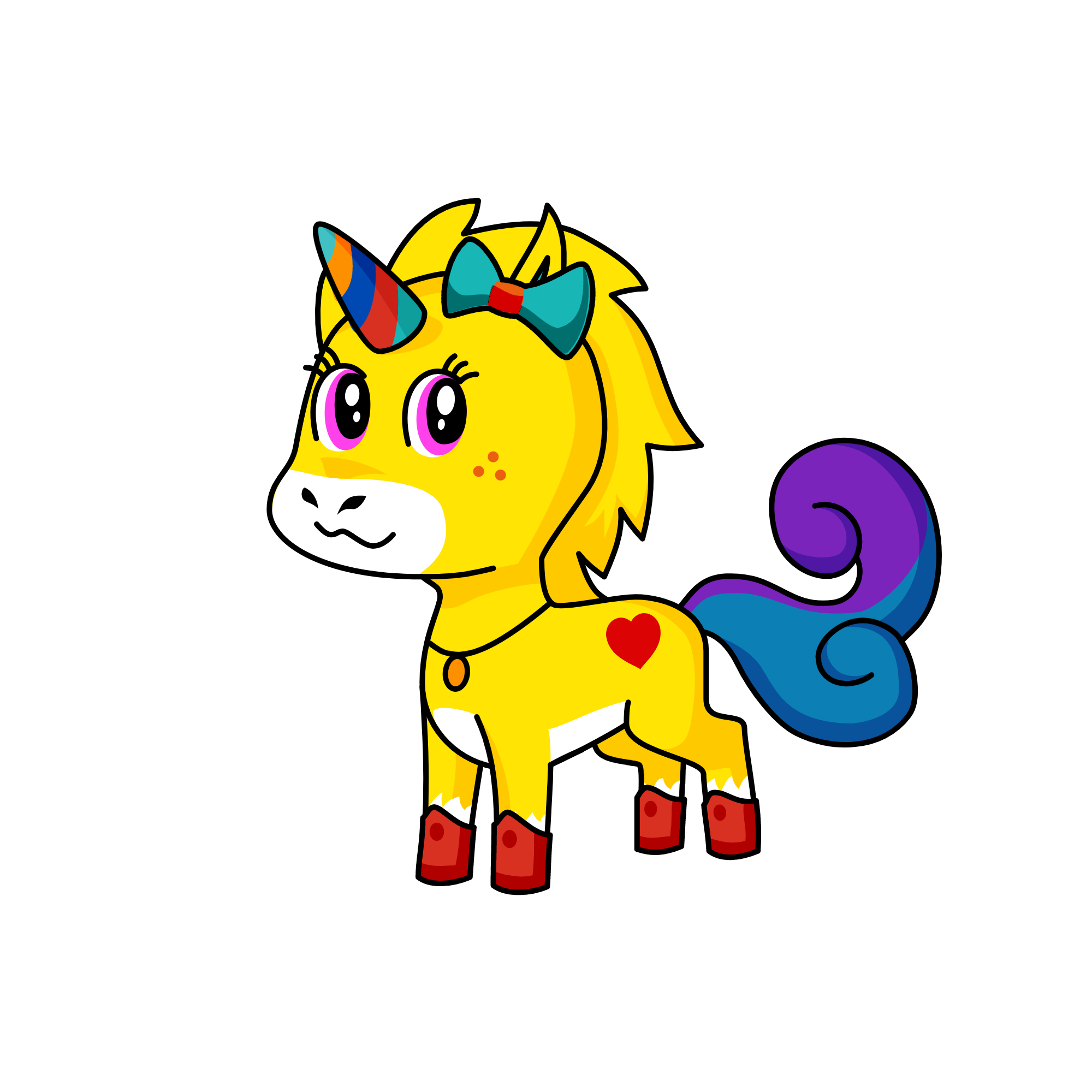 cool, the unicorn