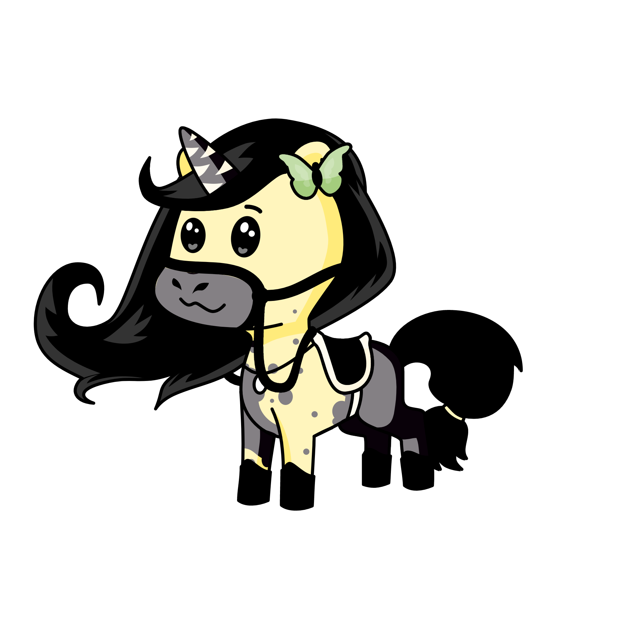 BLACK HEROINE , the unicorn