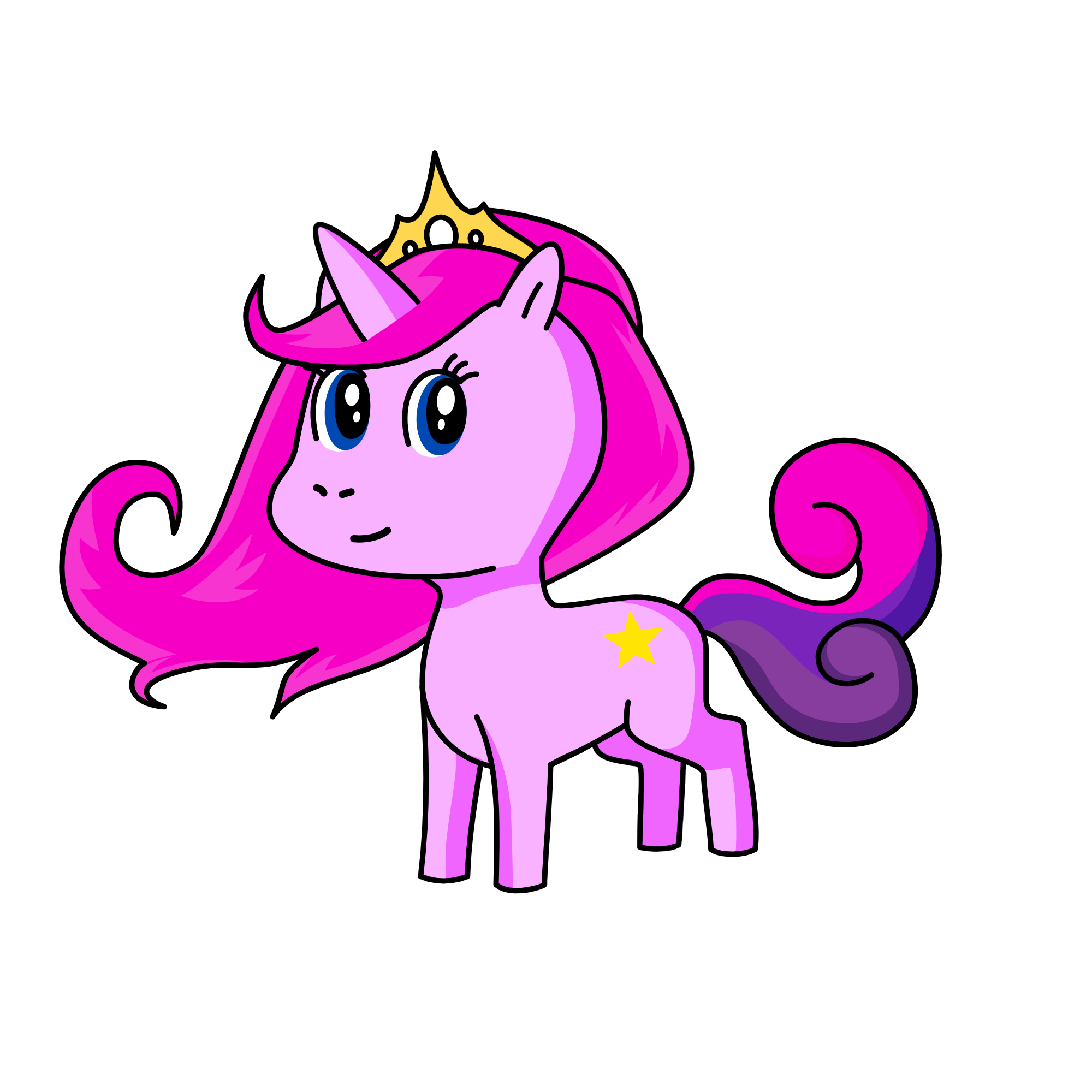 Happying, the unicorn