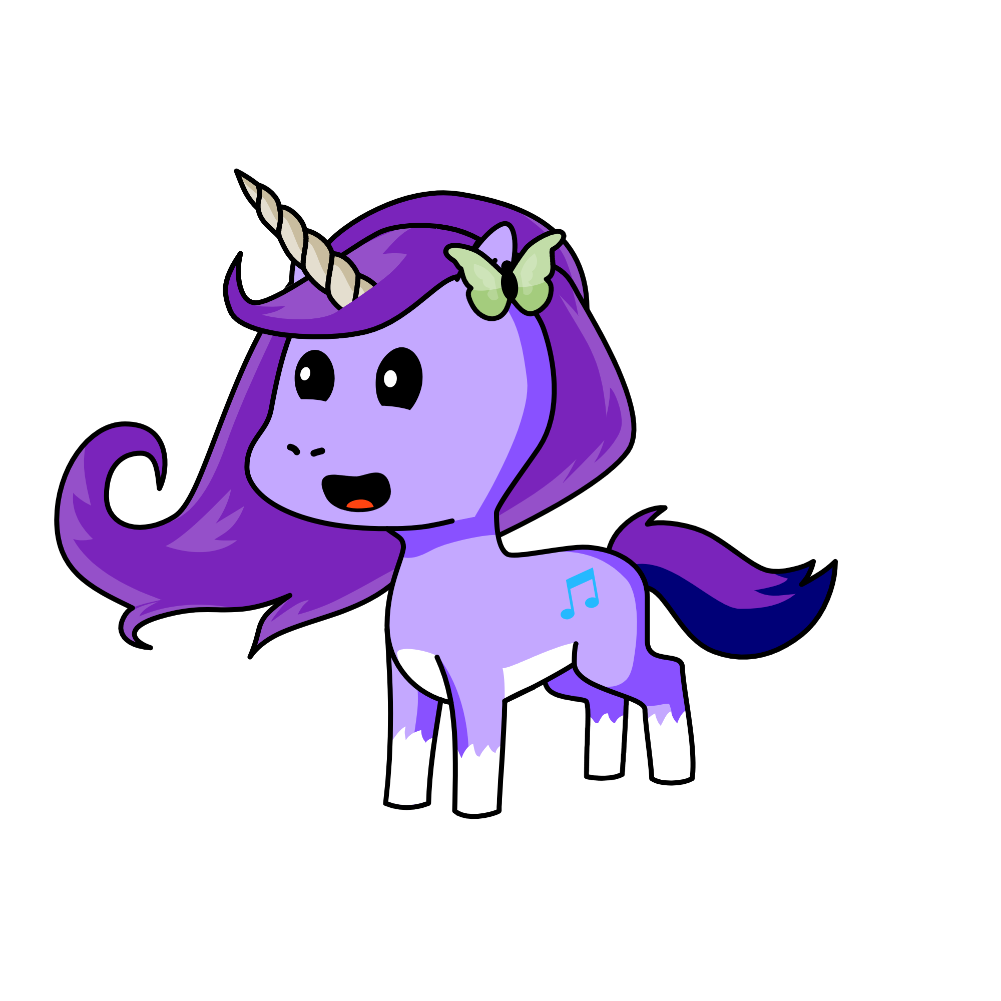 Lalaping, the unicorn