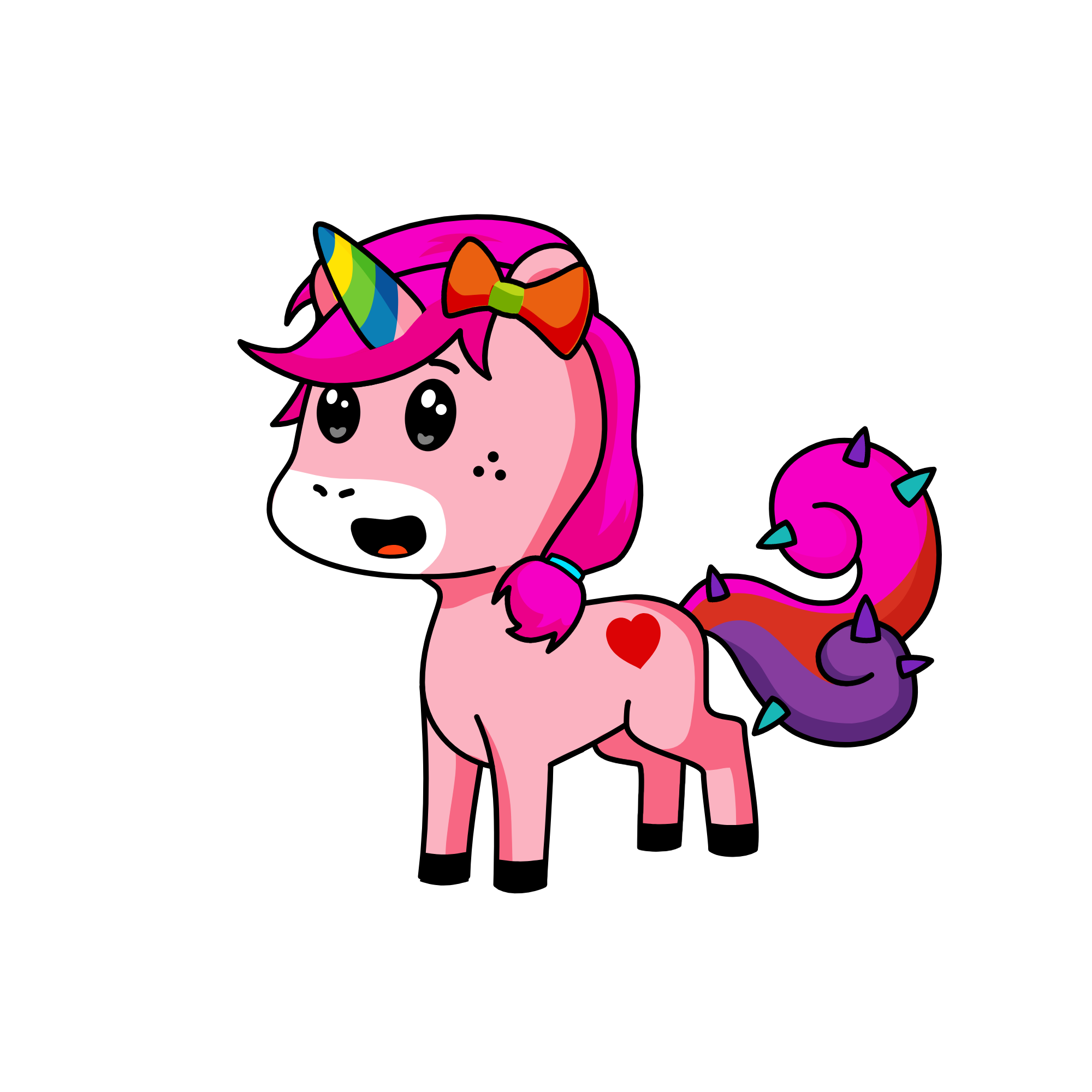 Candy, the unicorn