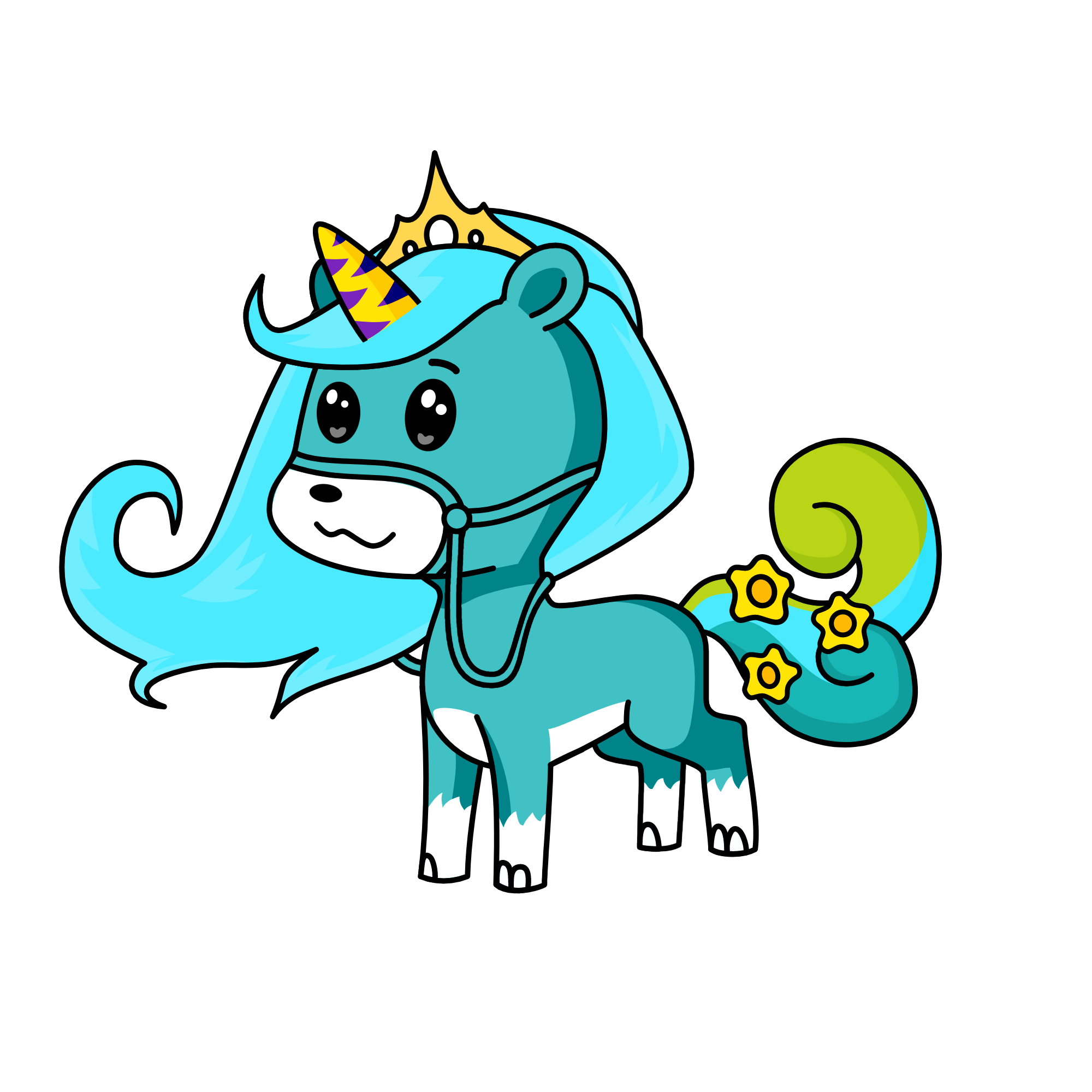 Snowy, the unicorn