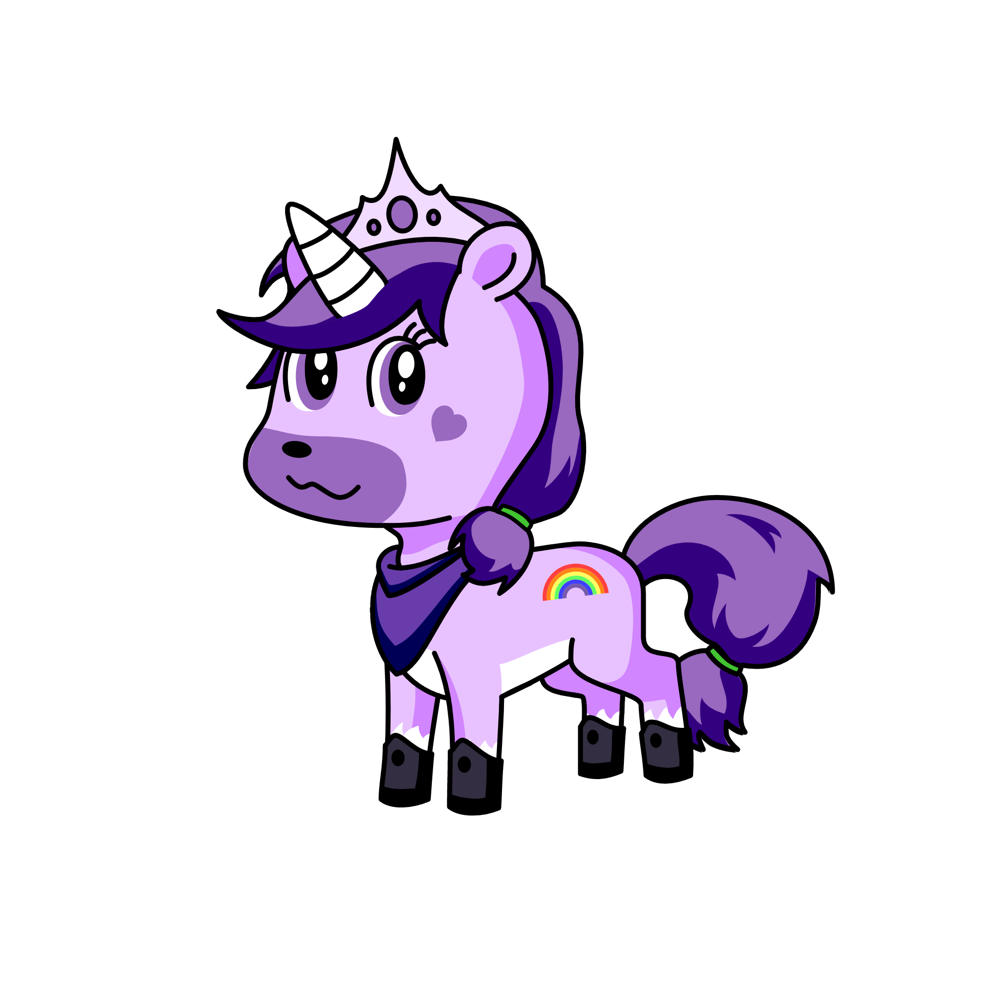 Uniqueen, the unicorn