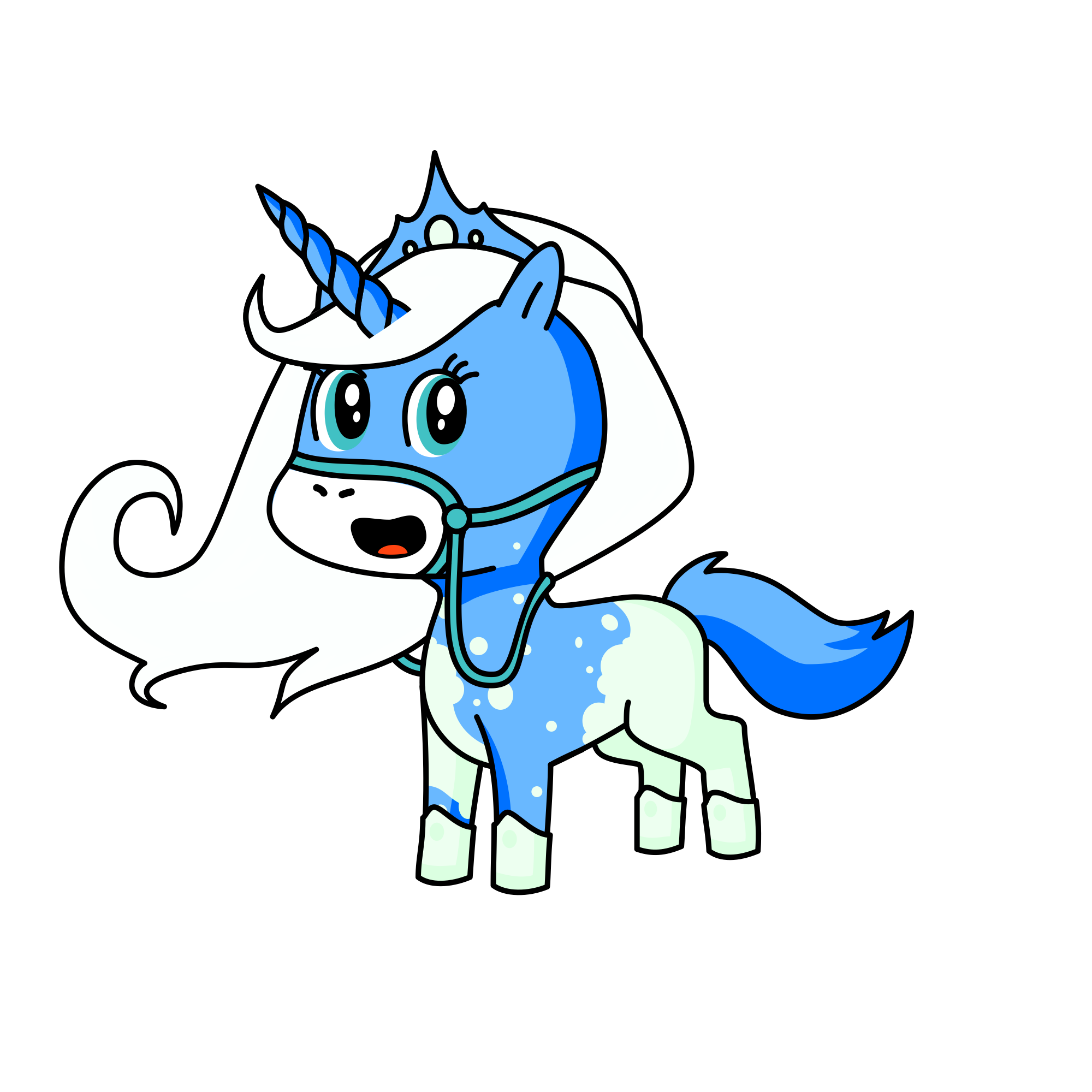 Frosty, the unicorn