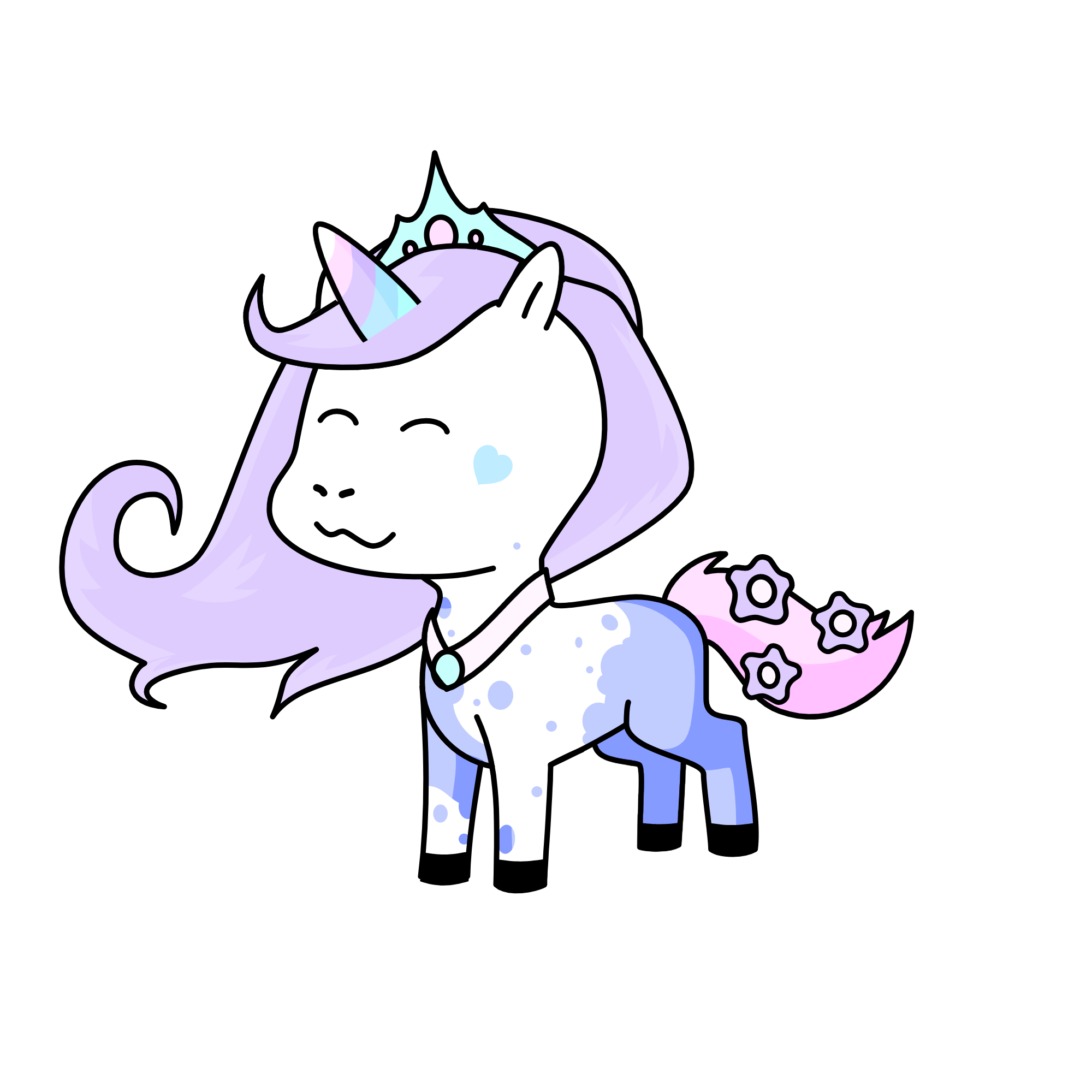 Queen katalanda, the unicorn