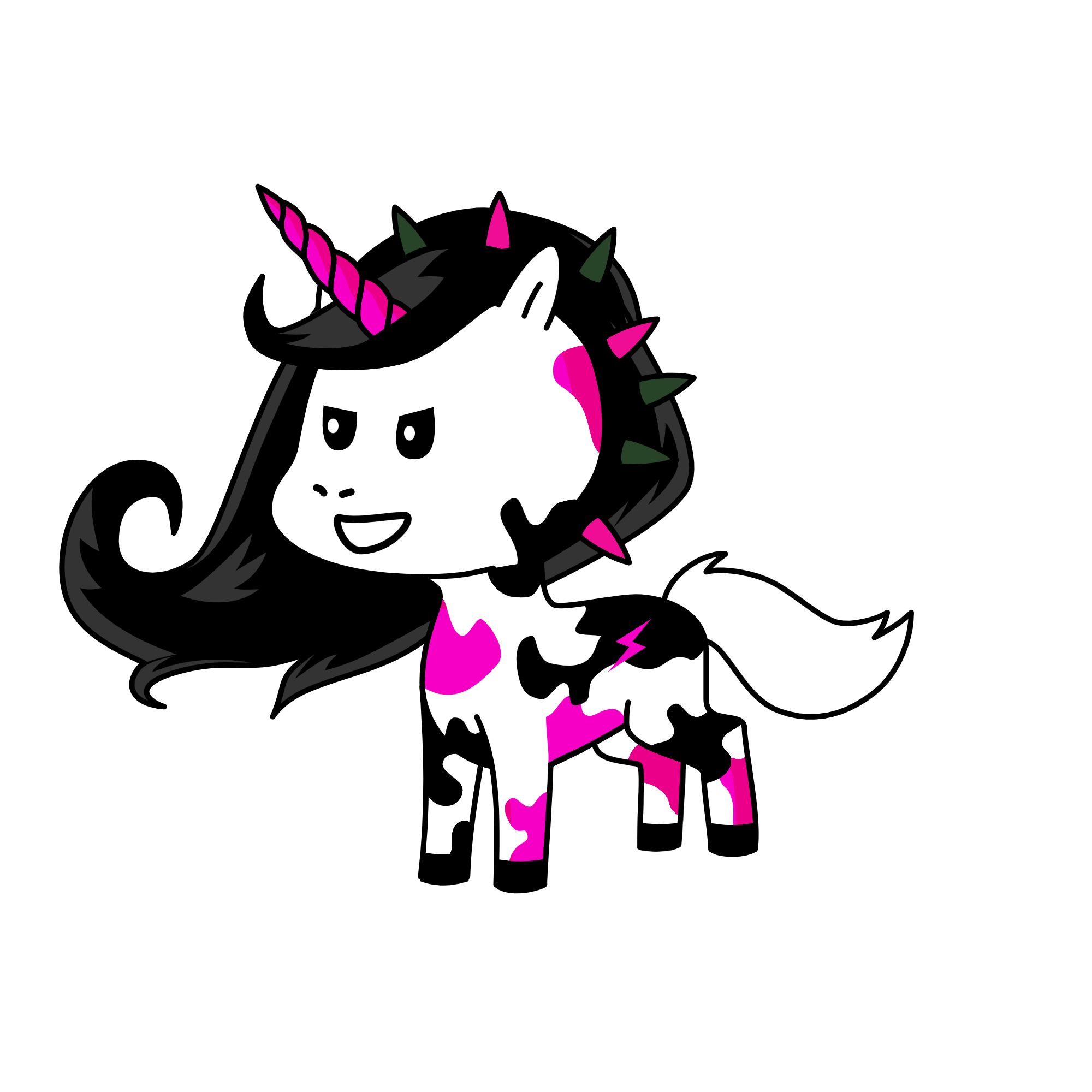 kuromi, the unicorn