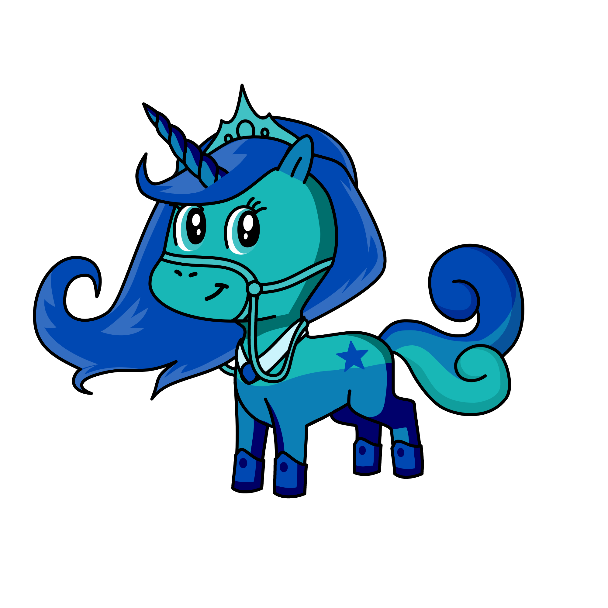 Princess Luna (Nightmare Moon), the unicorn