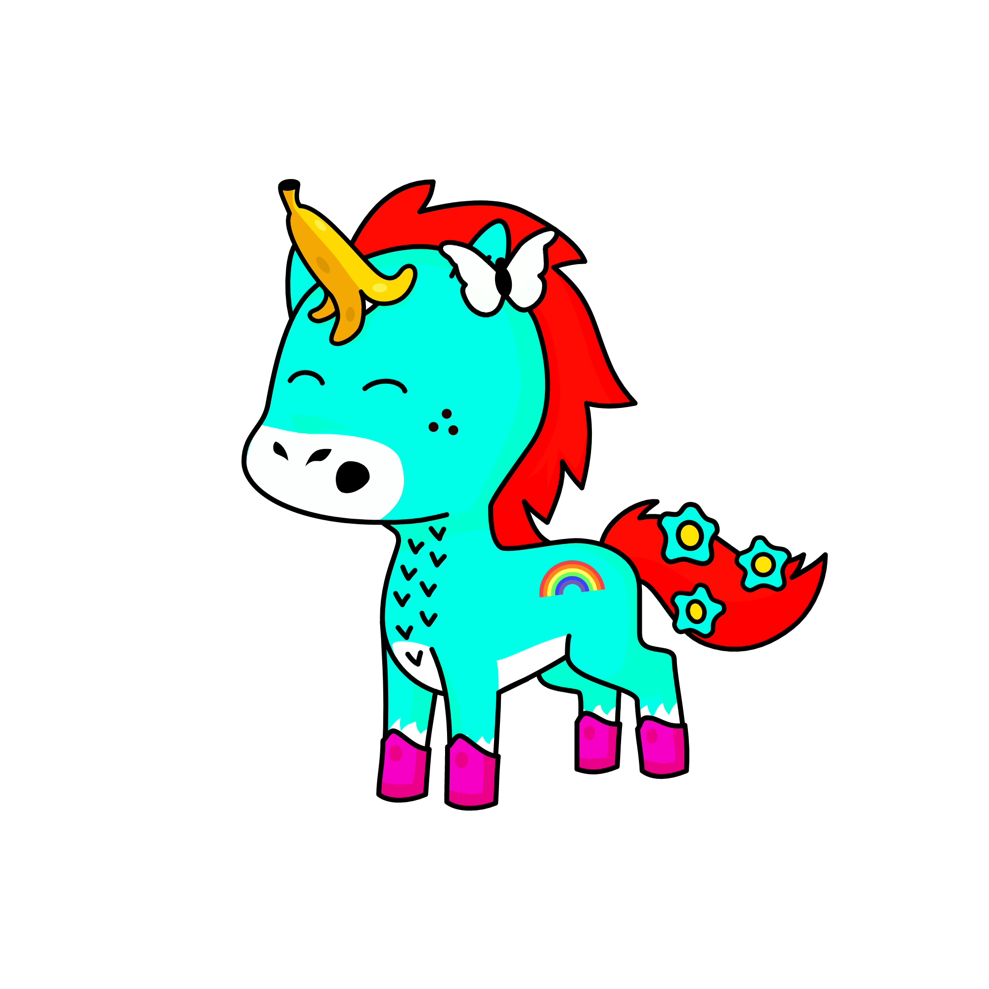 BENENA., the unicorn