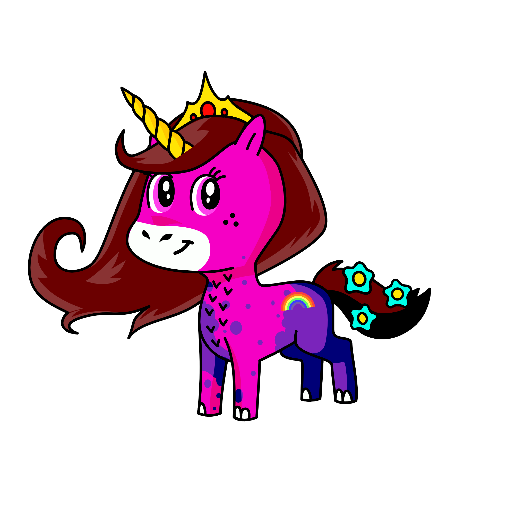 RAINHA., the unicorn