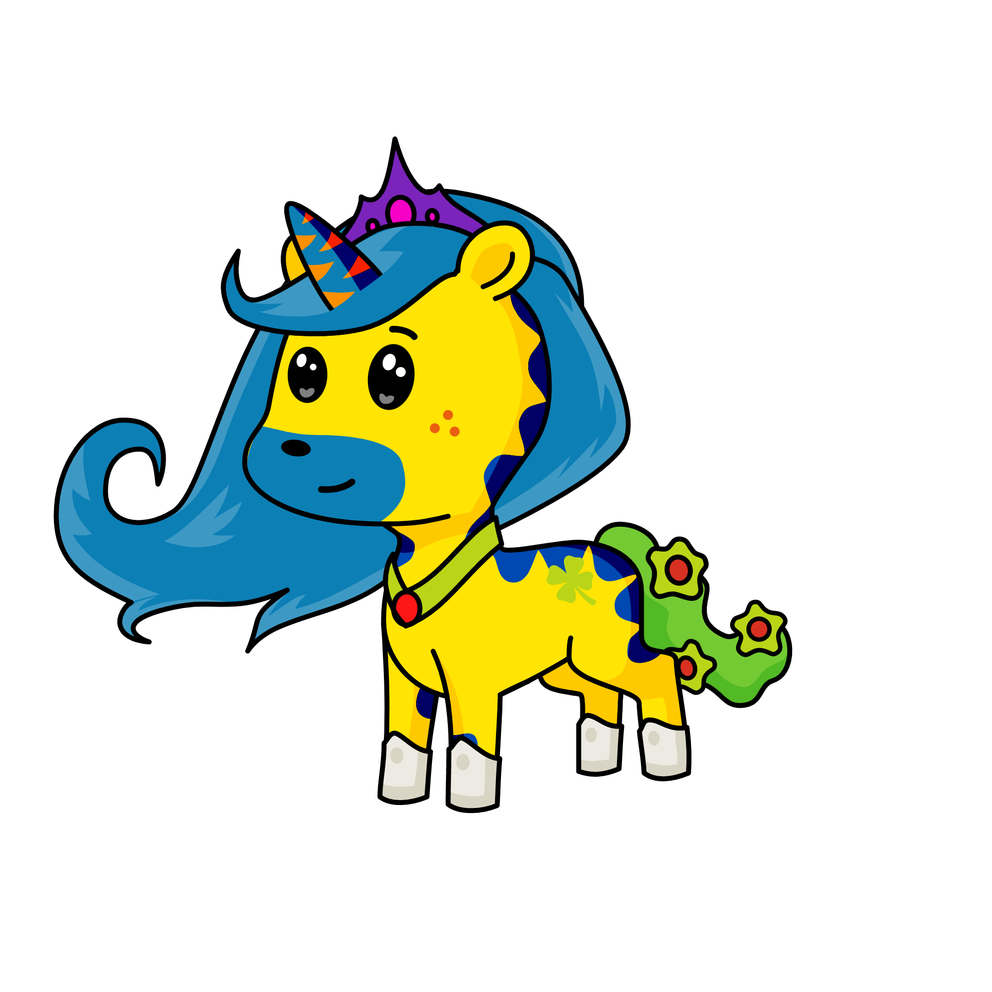 Princess Cute, the unicorn