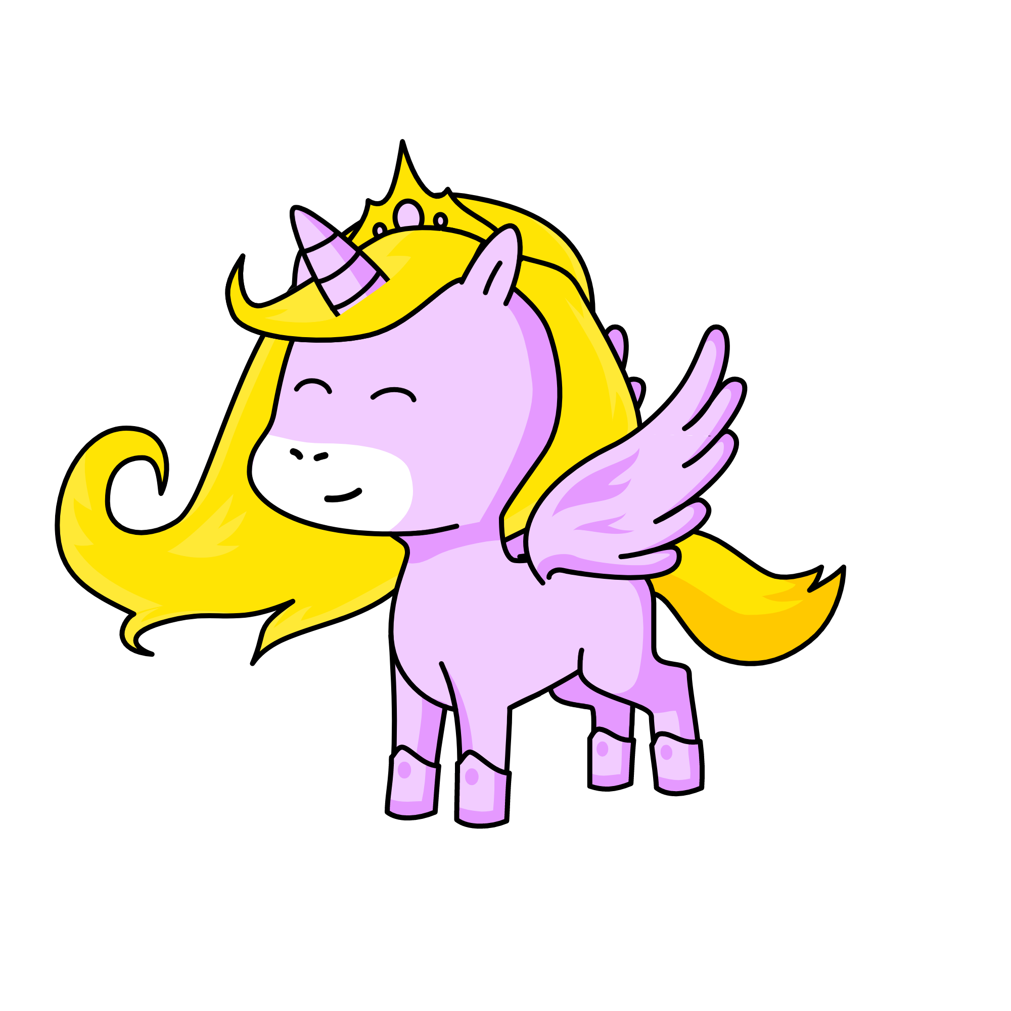 Luster Dawn, the unicorn
