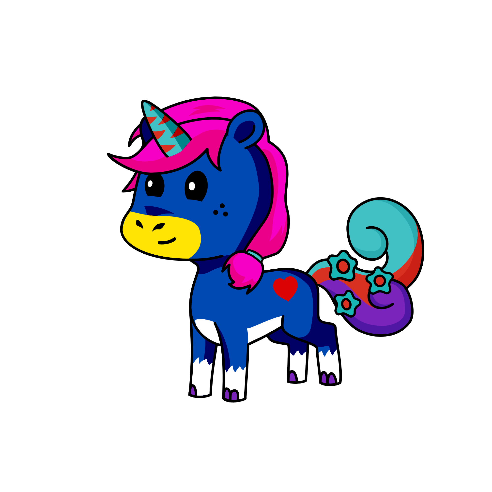 poopy butt, the unicorn