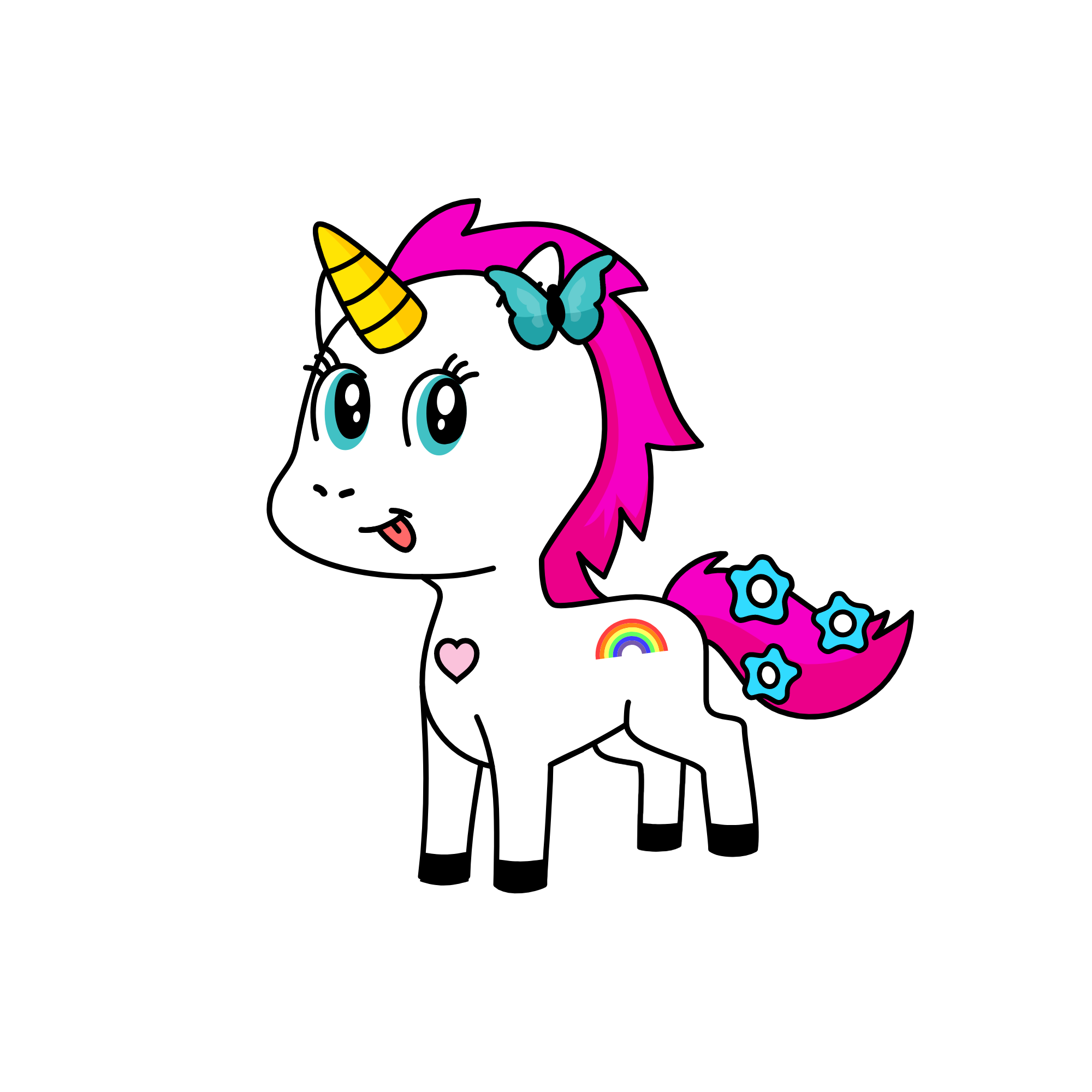 rainbow, the unicorn