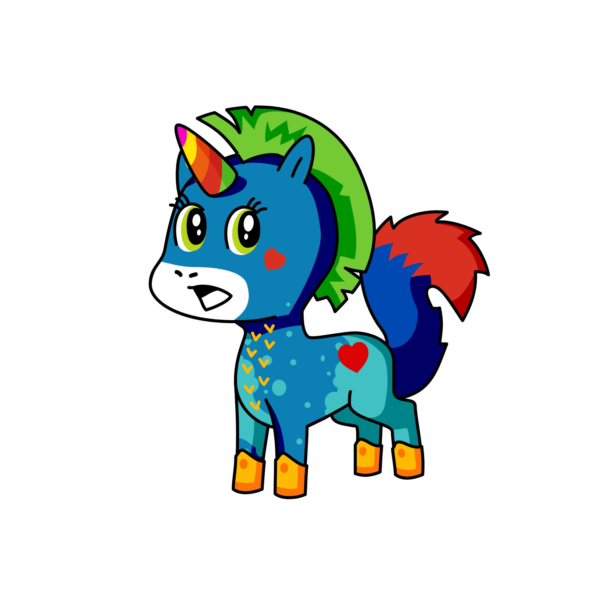 sadmoo, the unicorn