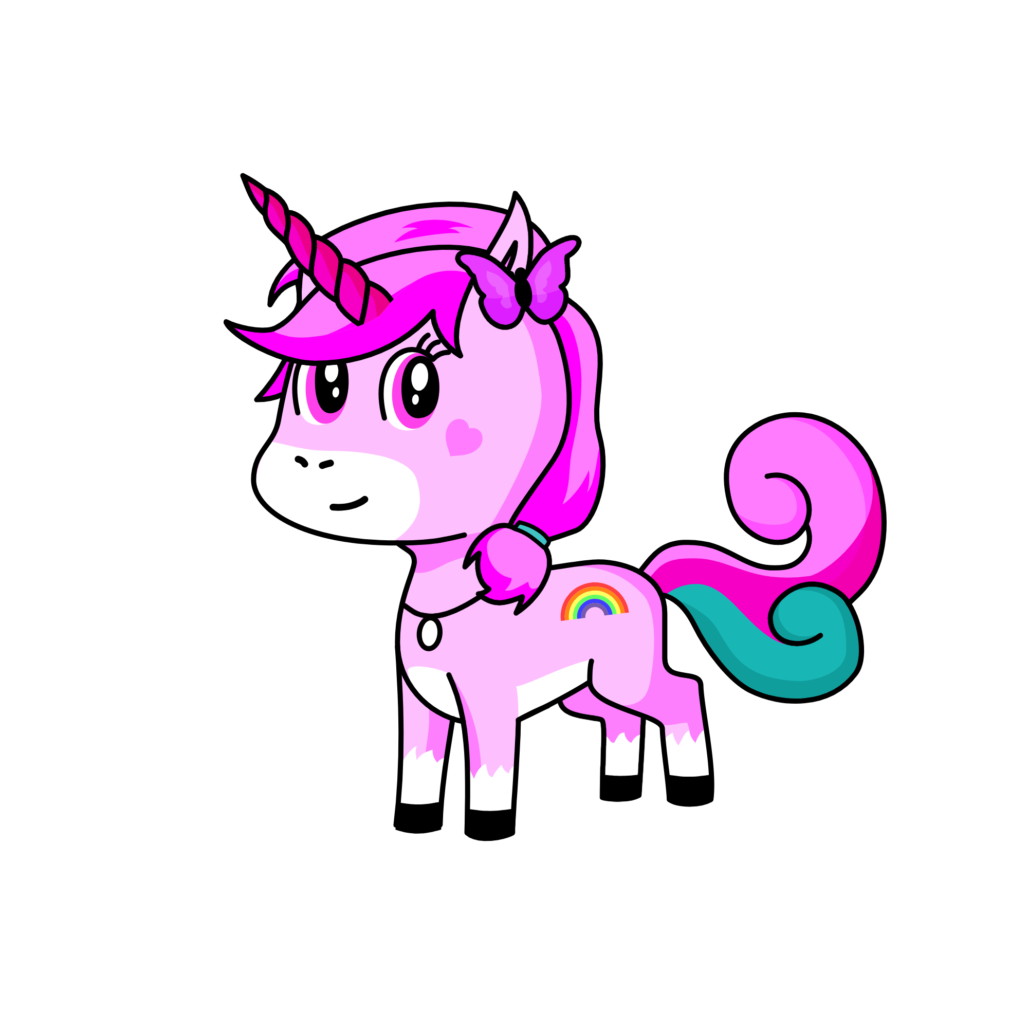 pinky, the unicorn