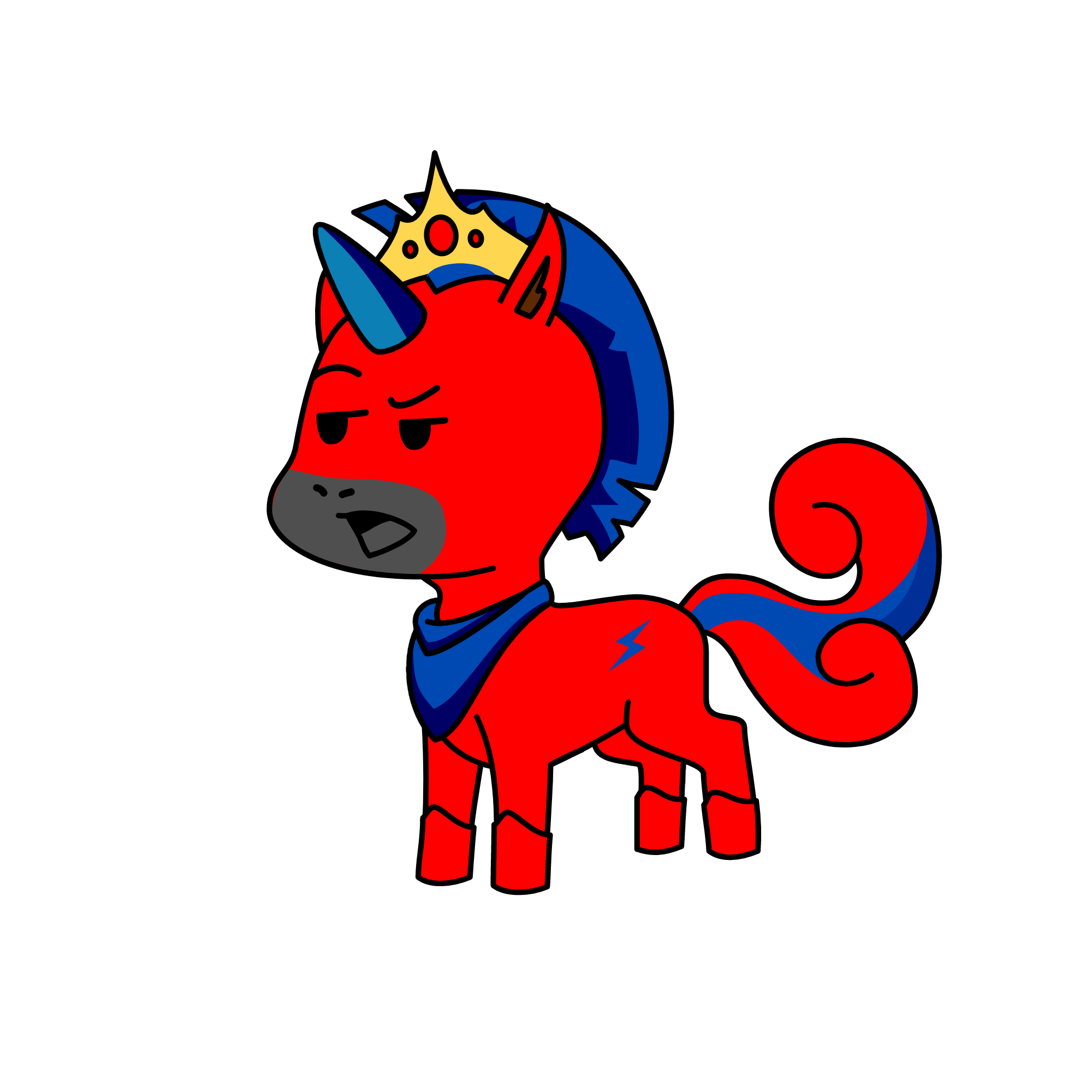 drippy unicorn, the unicorn