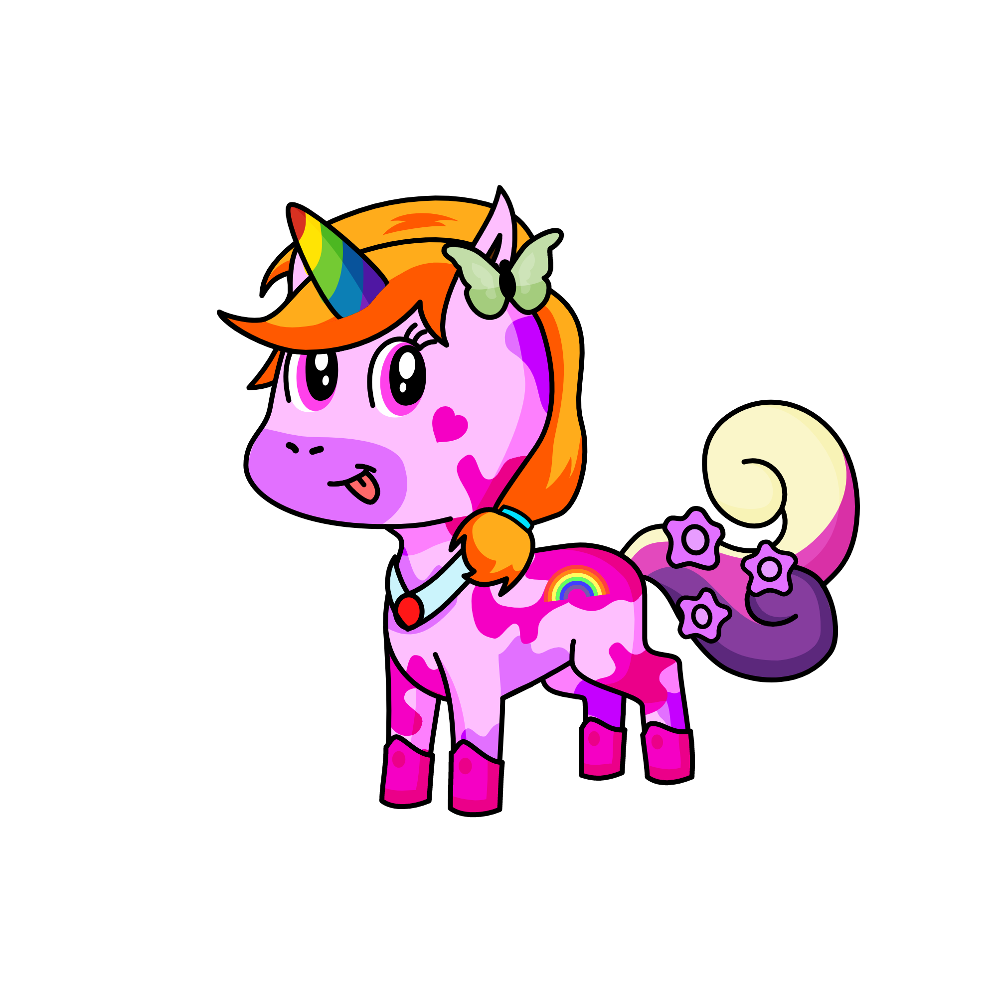  cookie, the unicorn