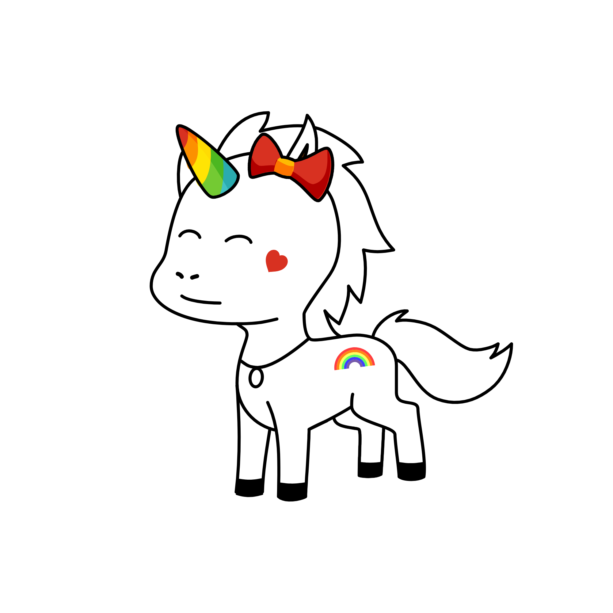rainbow, the unicorn