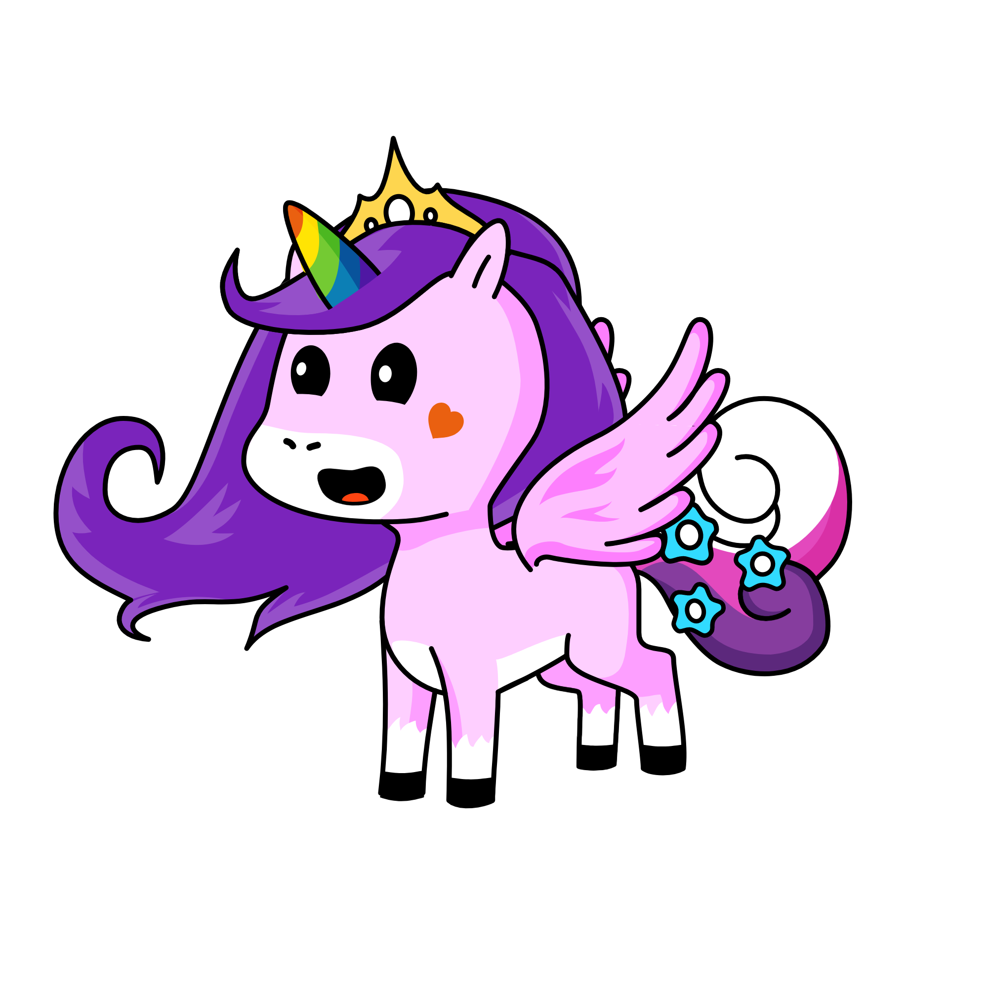 Princess Rainbow Sugar Sweet, the unicorn