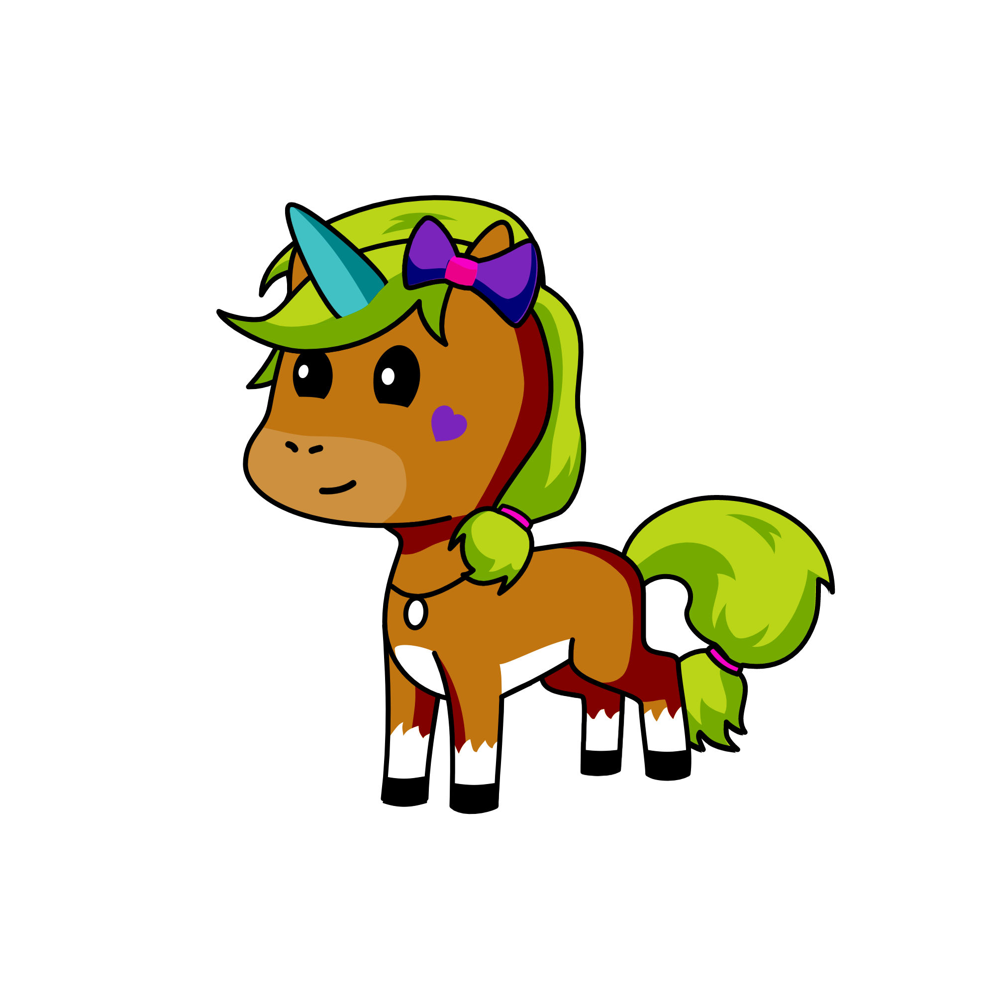 Smiley Star, the unicorn