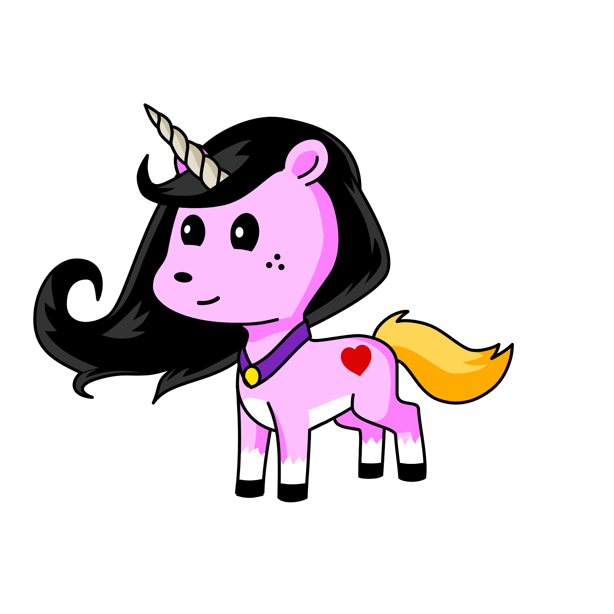 Night mare moon, the unicorn