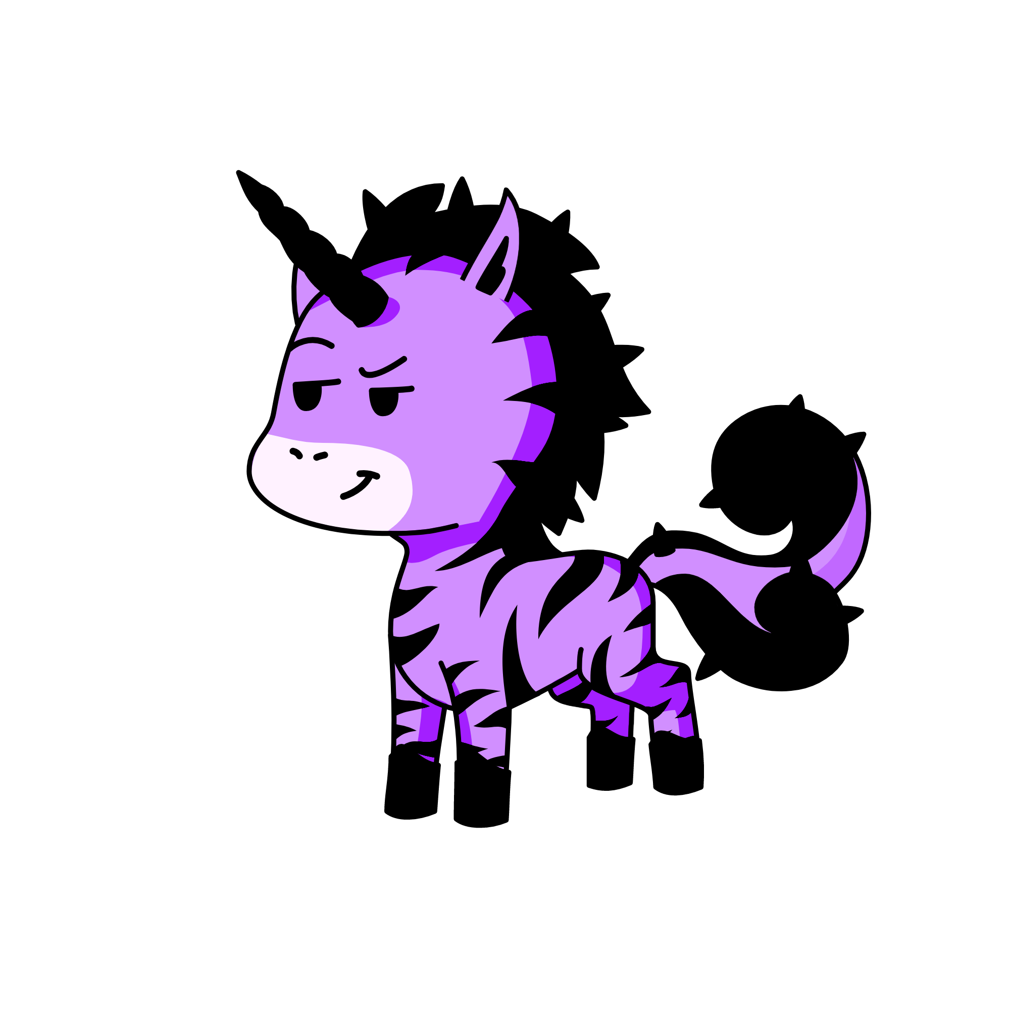 Midnight, the unicorn