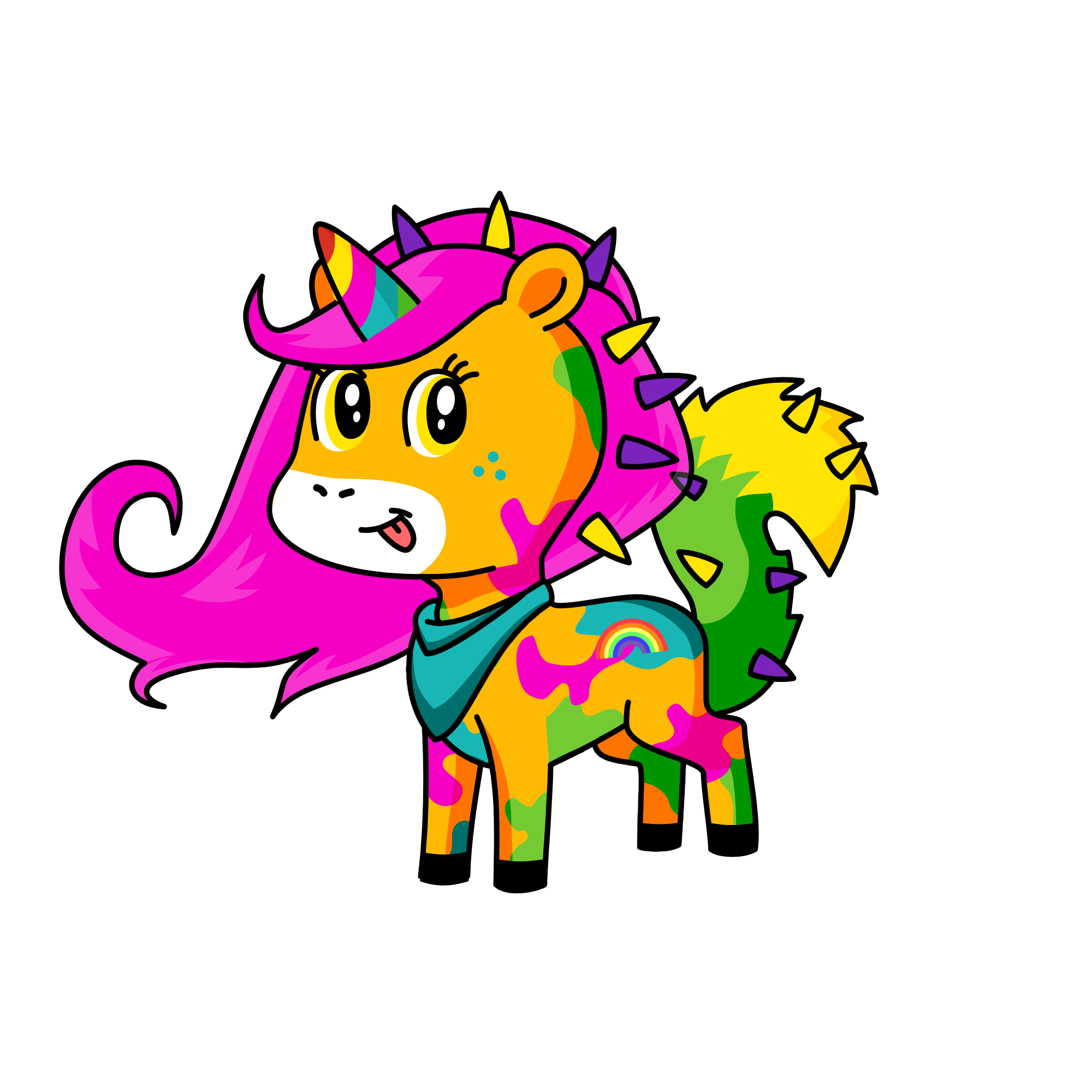 Rainbowsugger, the unicorn