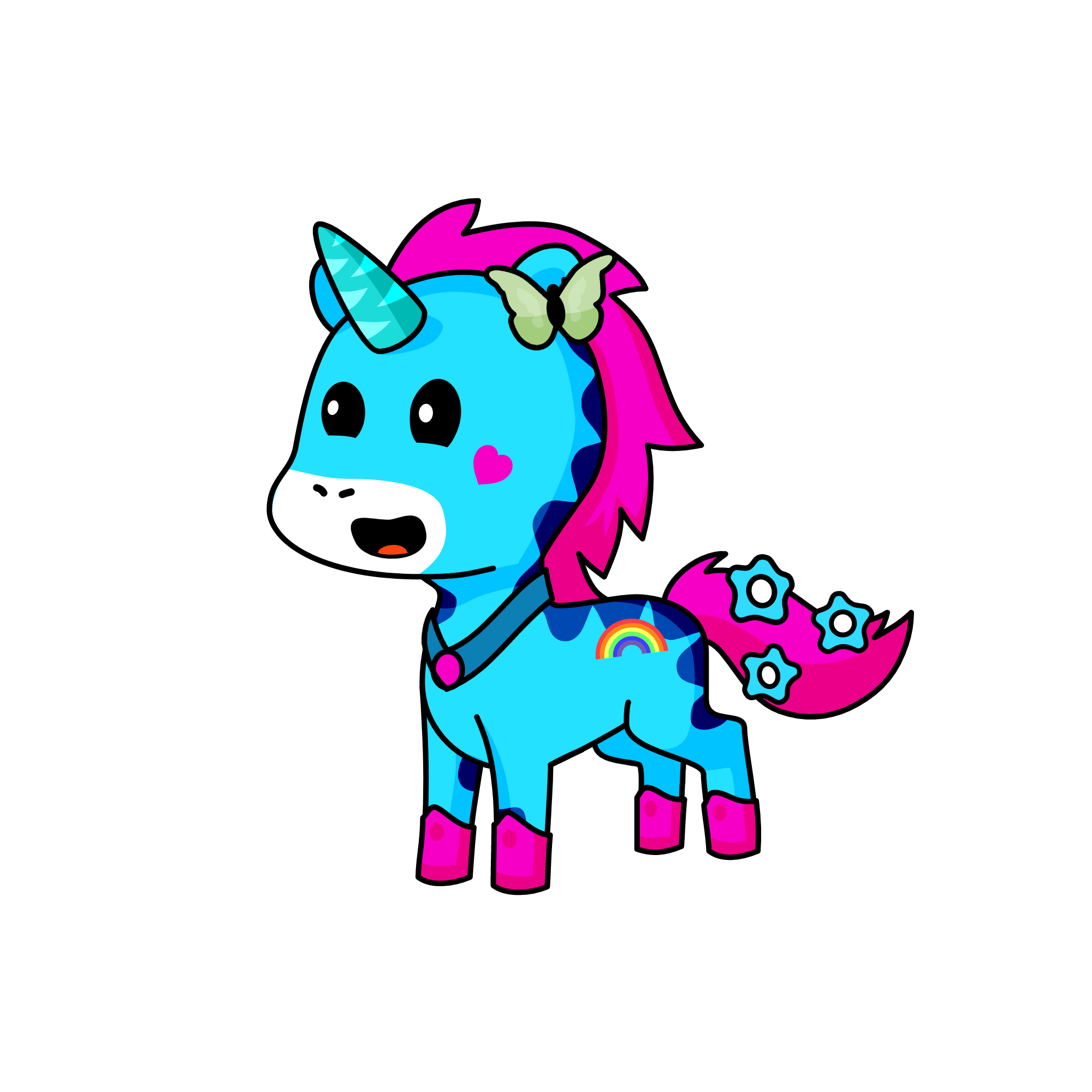 Cutie, the unicorn