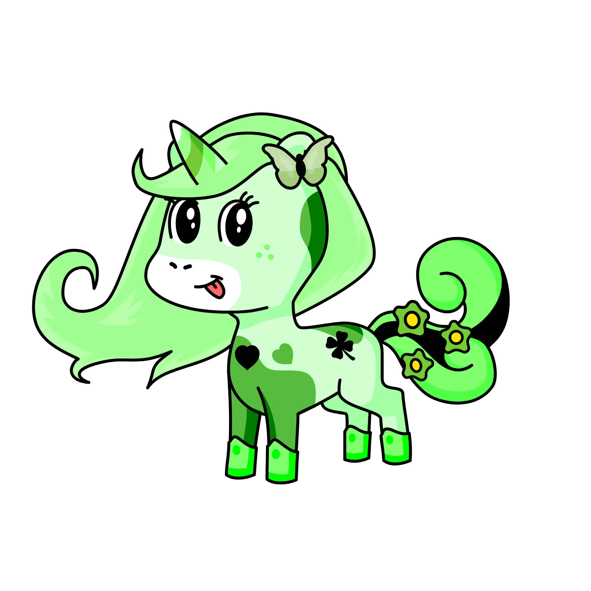 lucky the unicorn, the unicorn