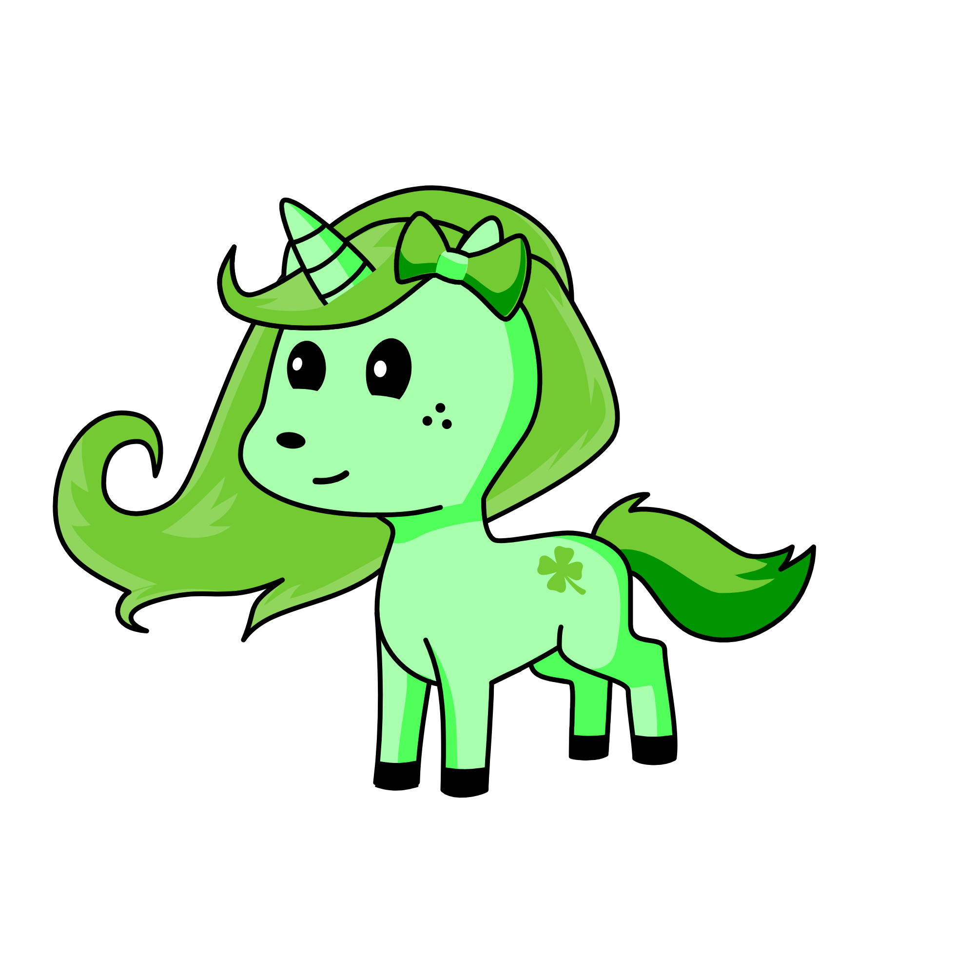 Lucky, the unicorn