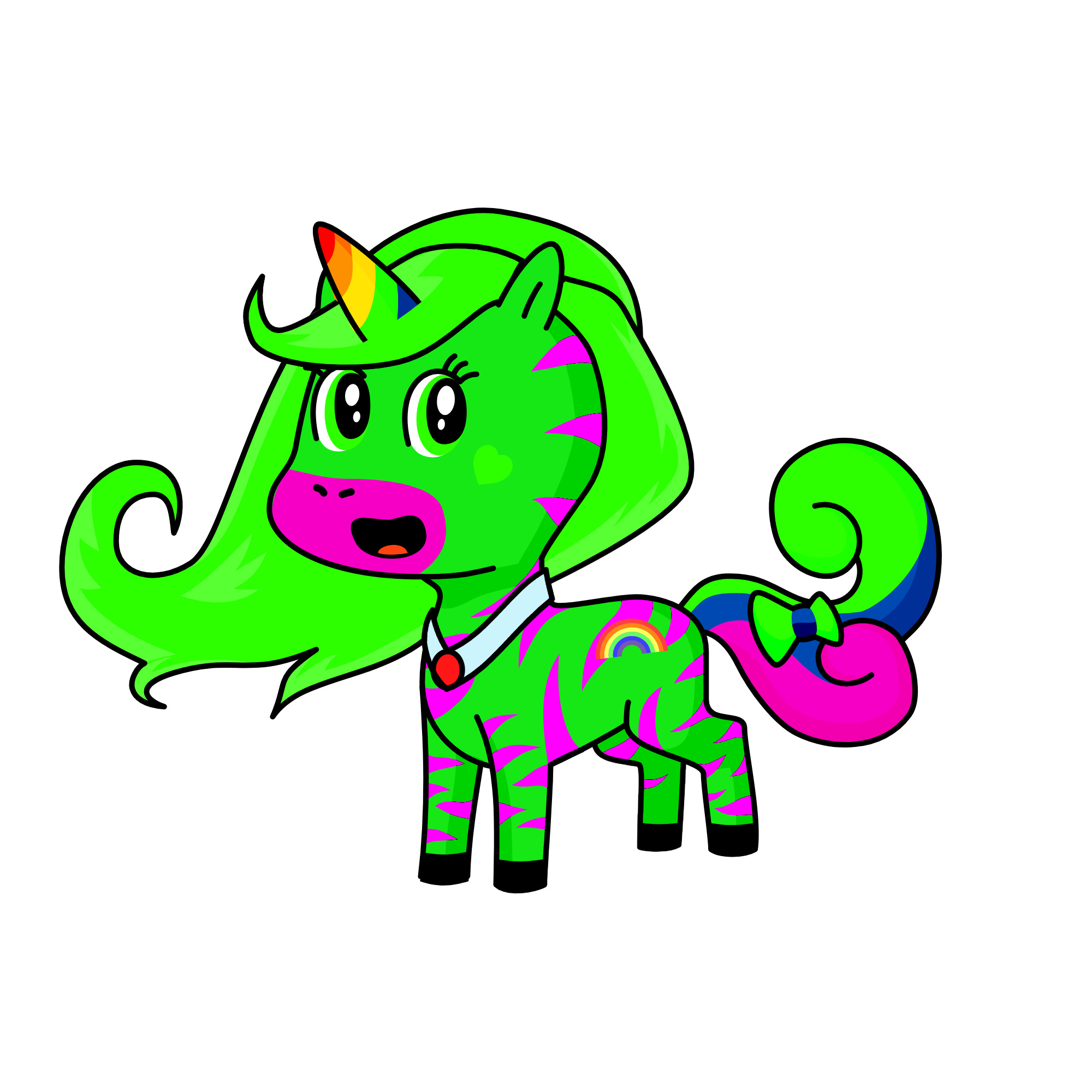 Mrs.Green, the unicorn