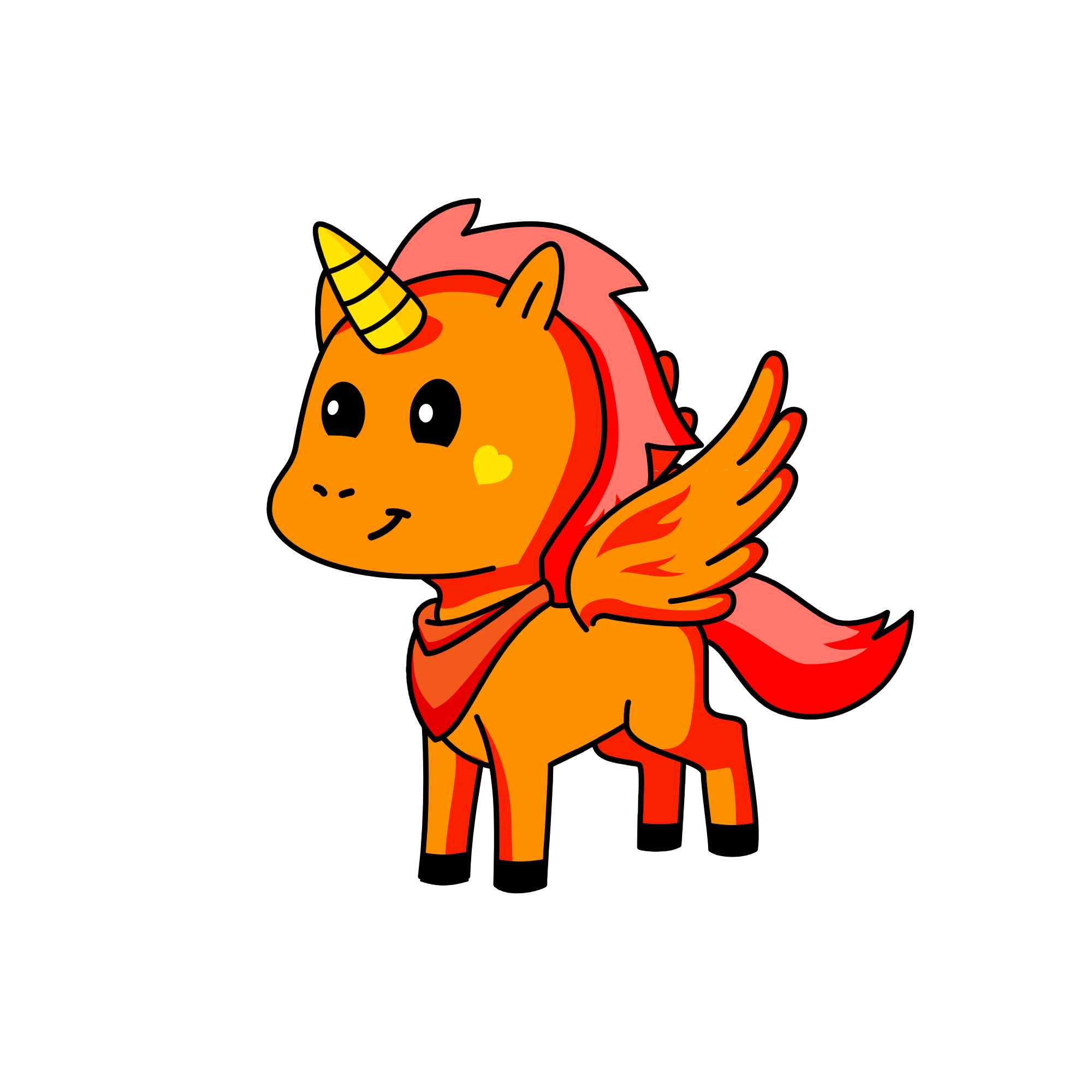 Scootalo, the unicorn
