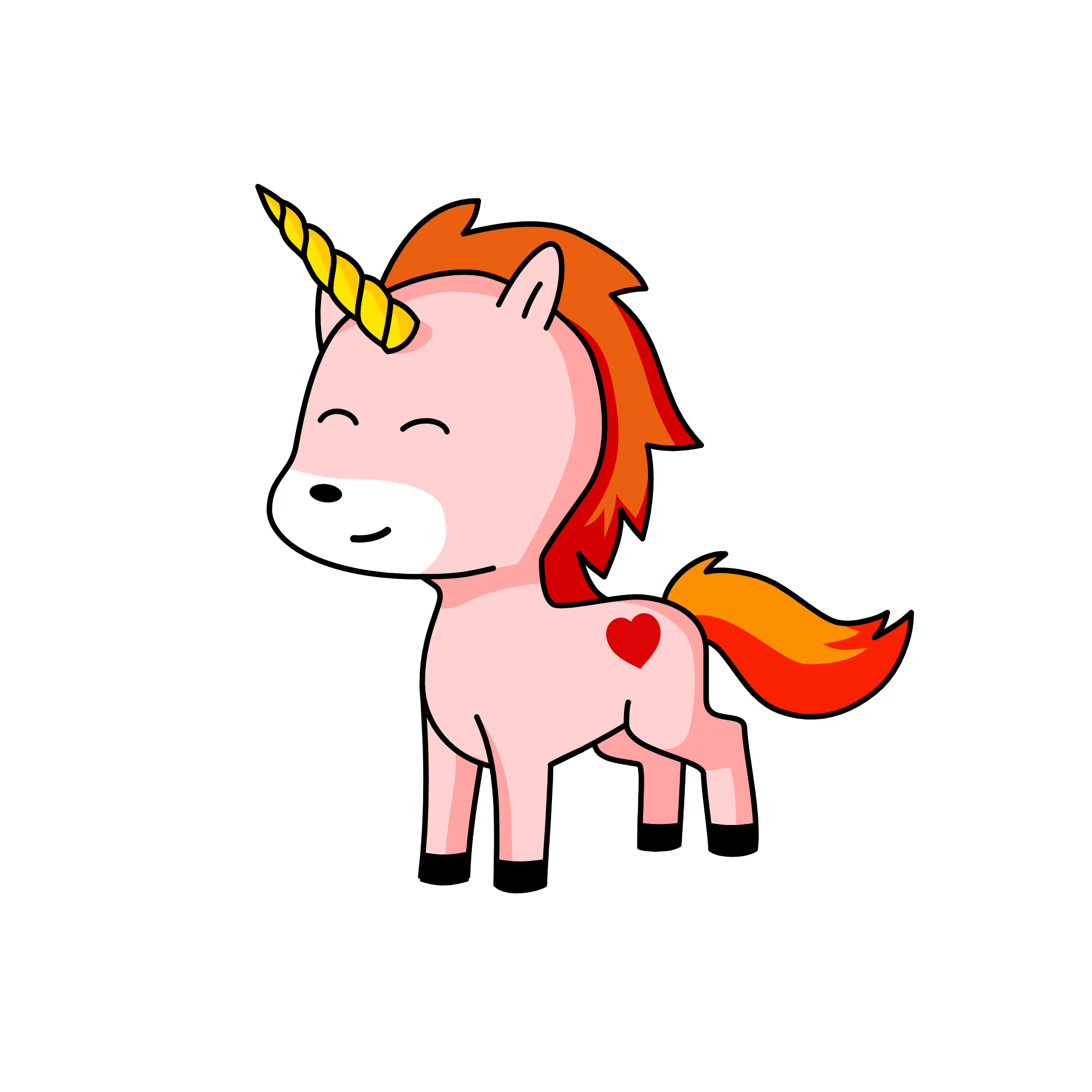 The original Cornify Unicorn, the unicorn