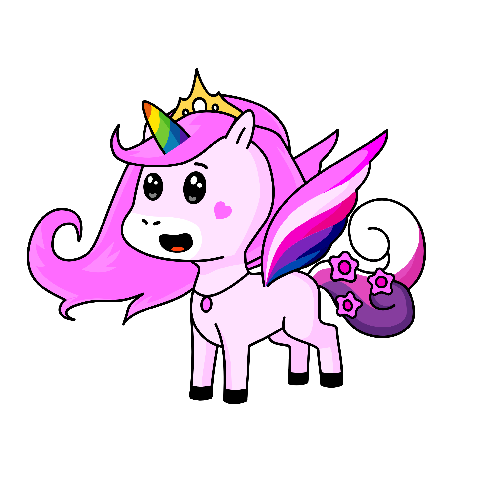 Princess Rainbow Sugar Sweet, the unicorn