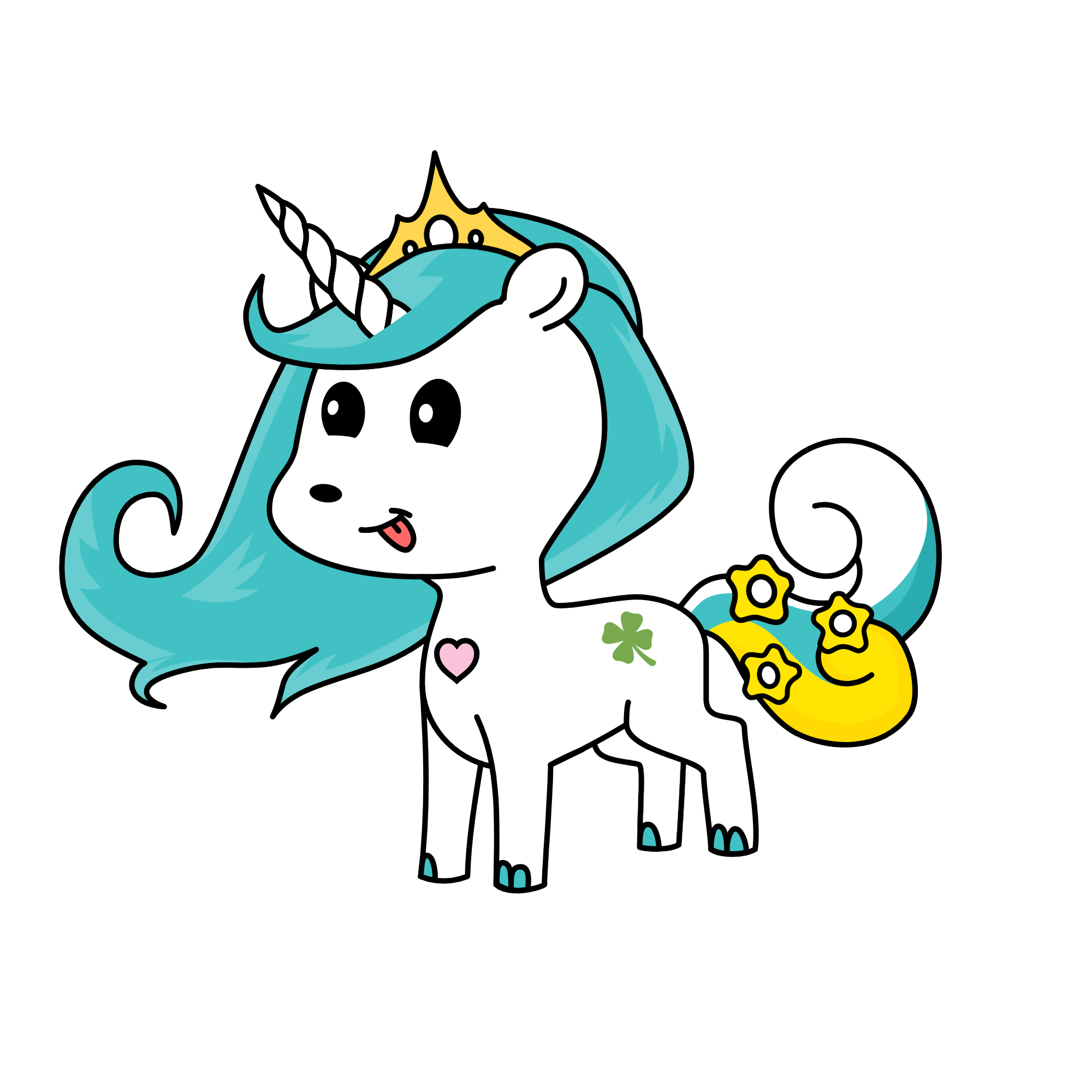 Snow, the unicorn