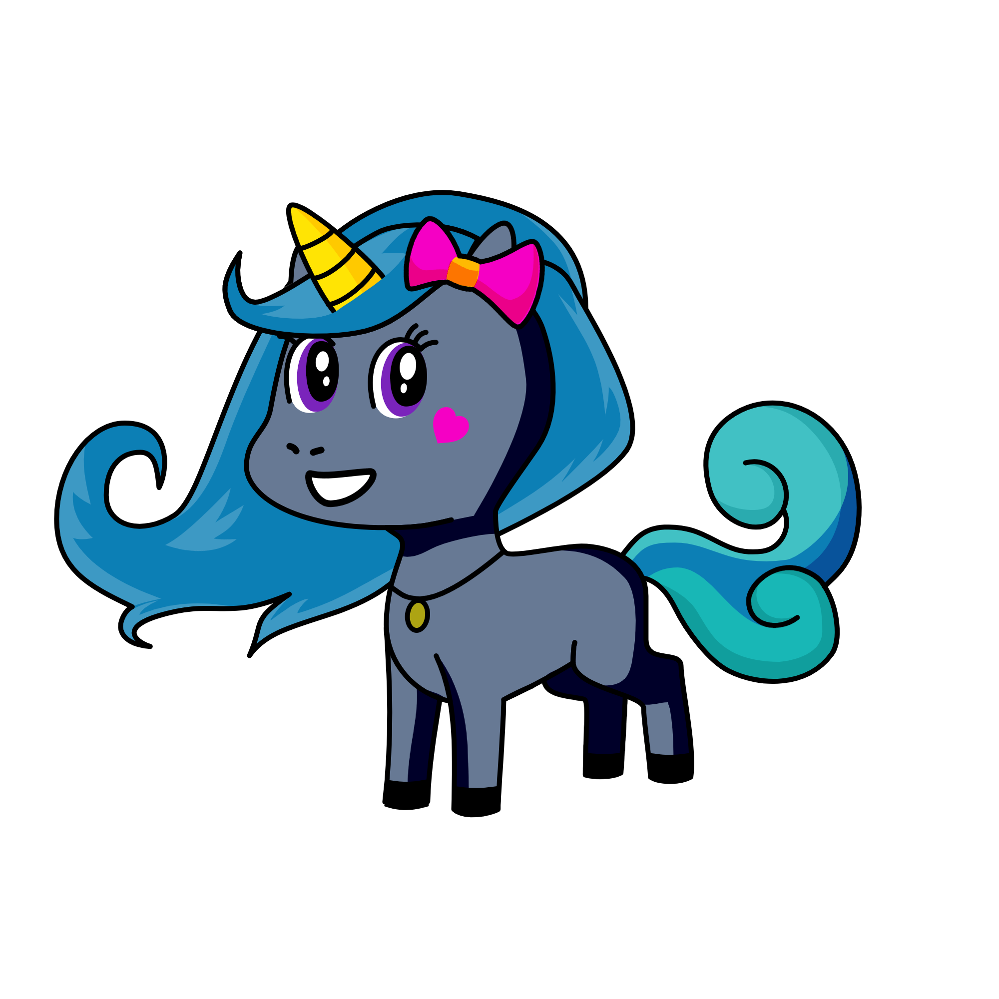 Midnight, the unicorn
