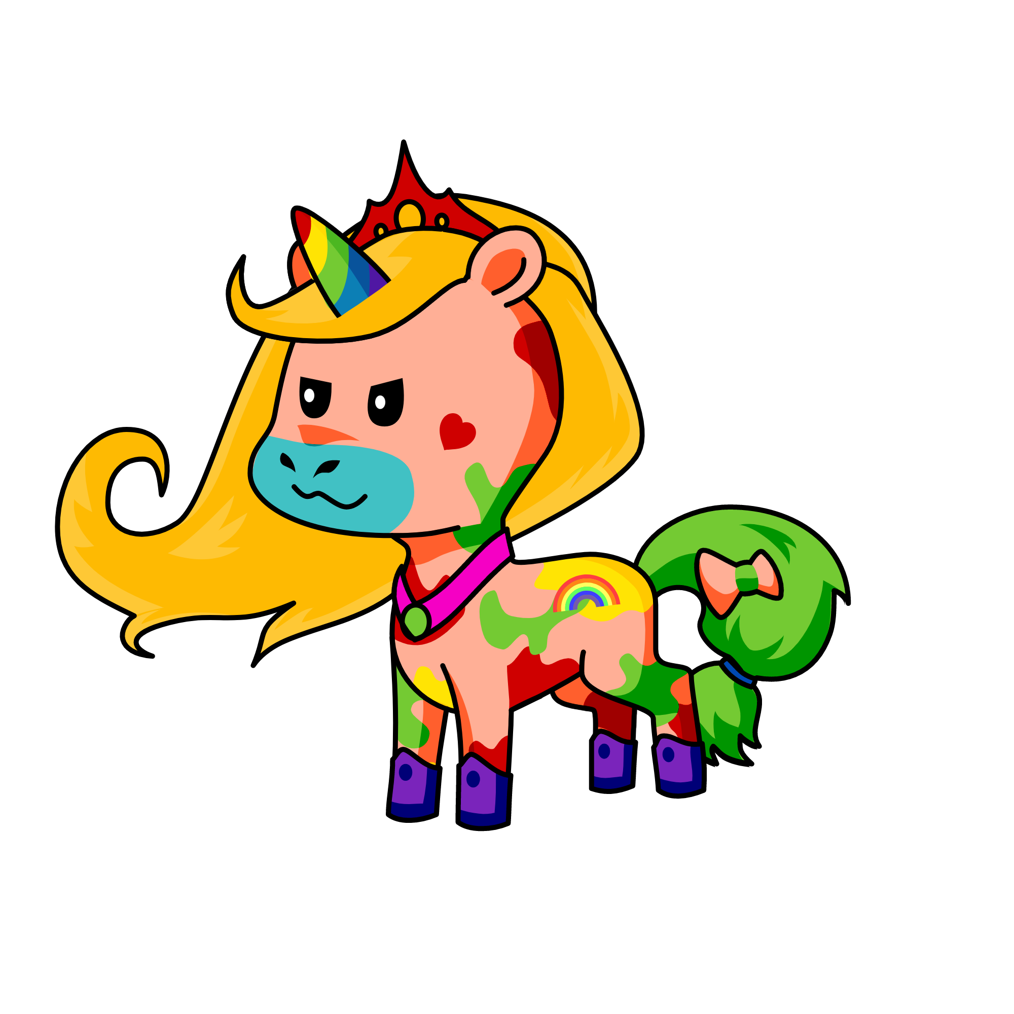 rainbow, the unicorn