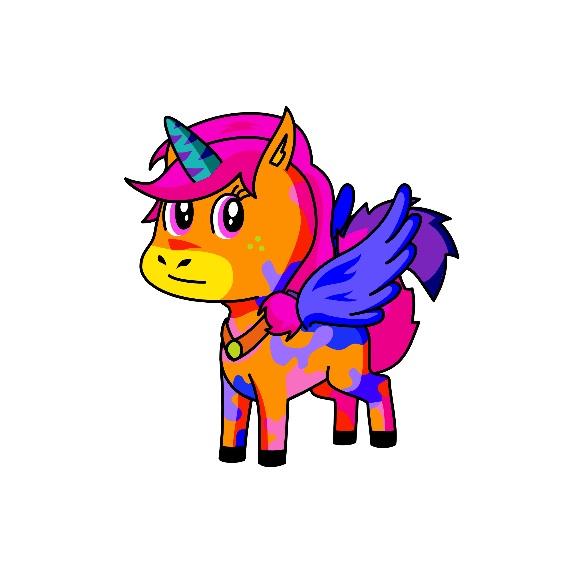 ẻtgy  òsohp, the unicorn