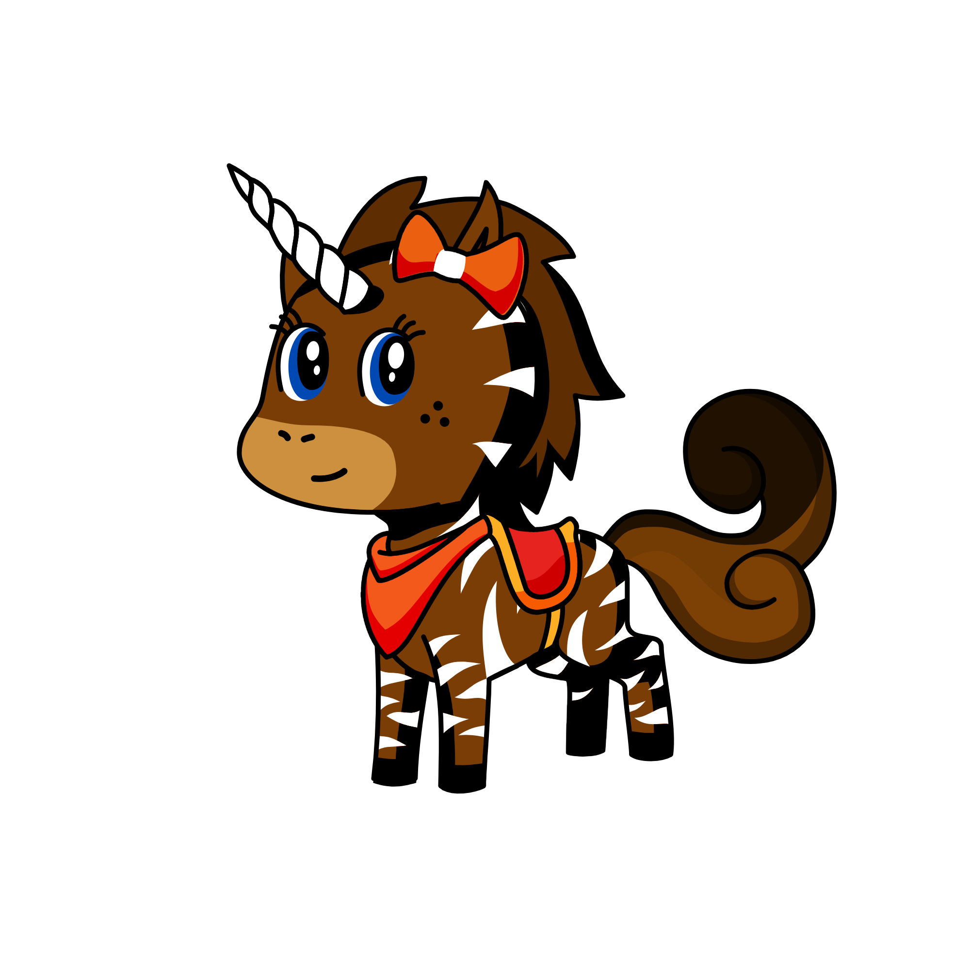 tiger, the unicorn