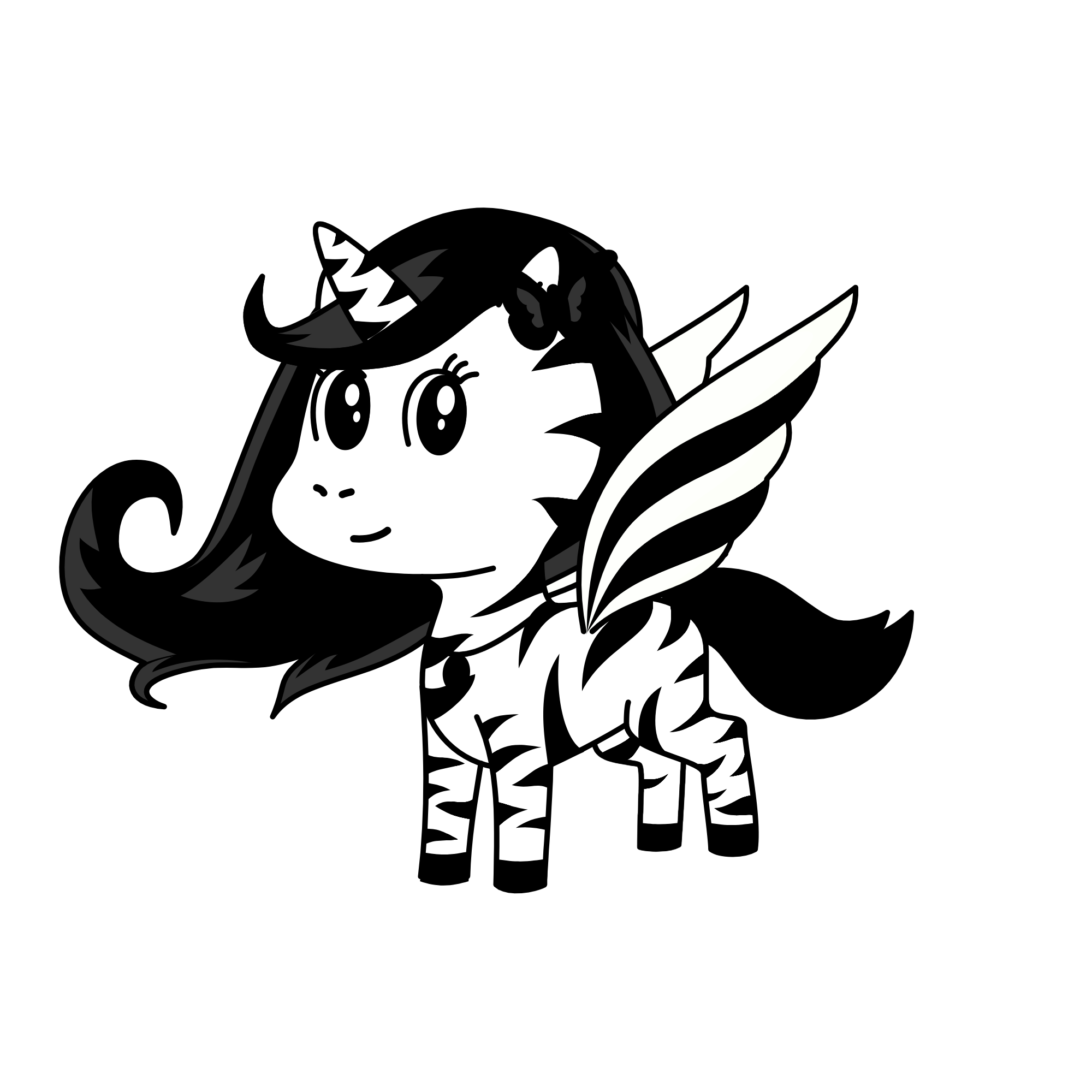 Zebra, the unicorn