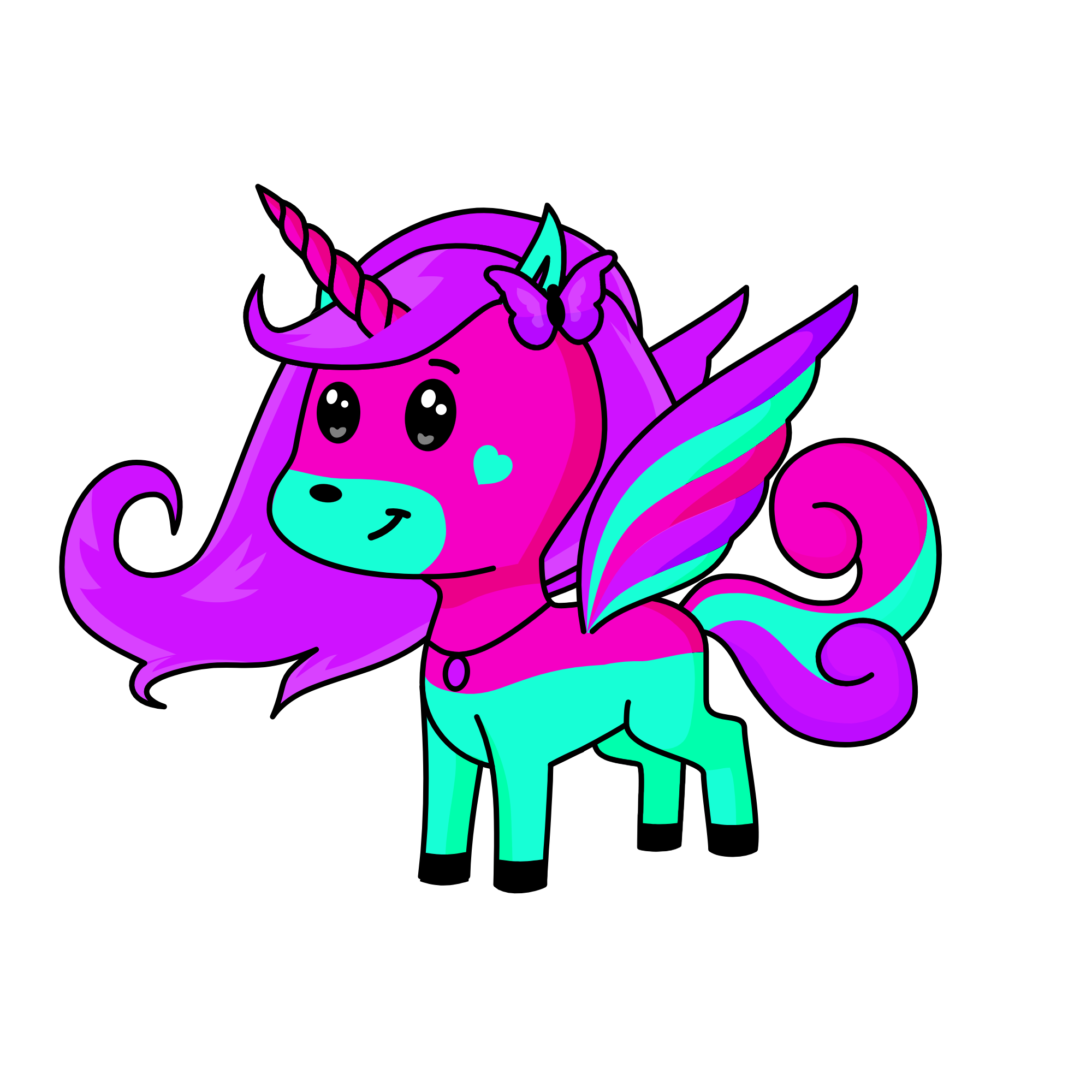Tina, the unicorn