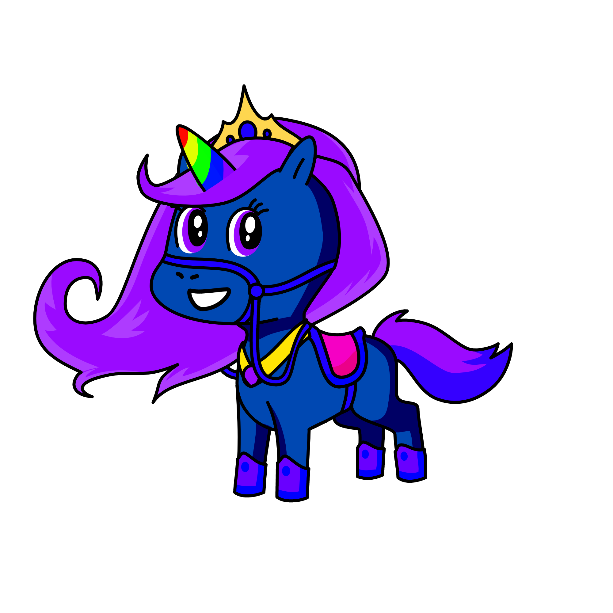 Nightdark, the unicorn