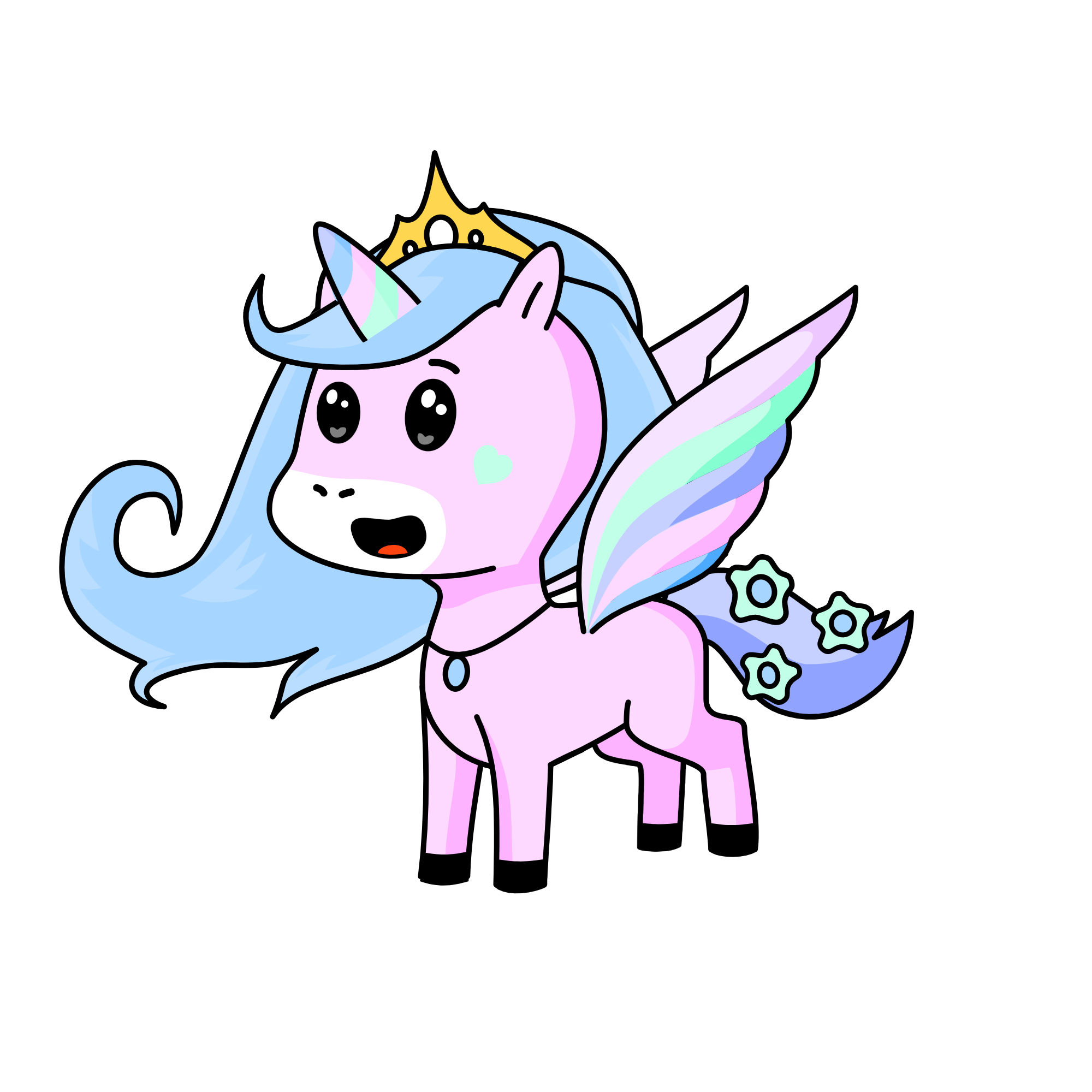 Princess Unicorn Snow White, the unicorn